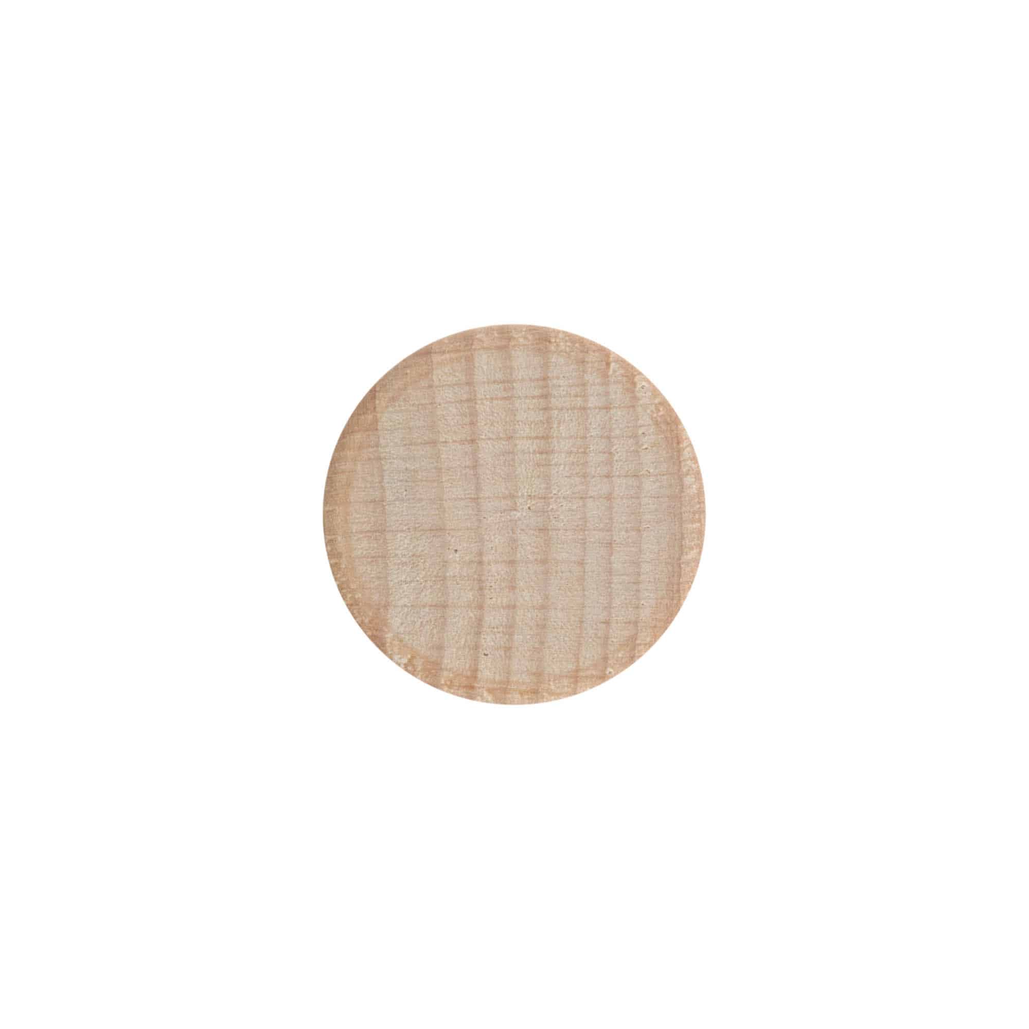Skruvkapsel, trä, beige, för mynning: GPI 28/400