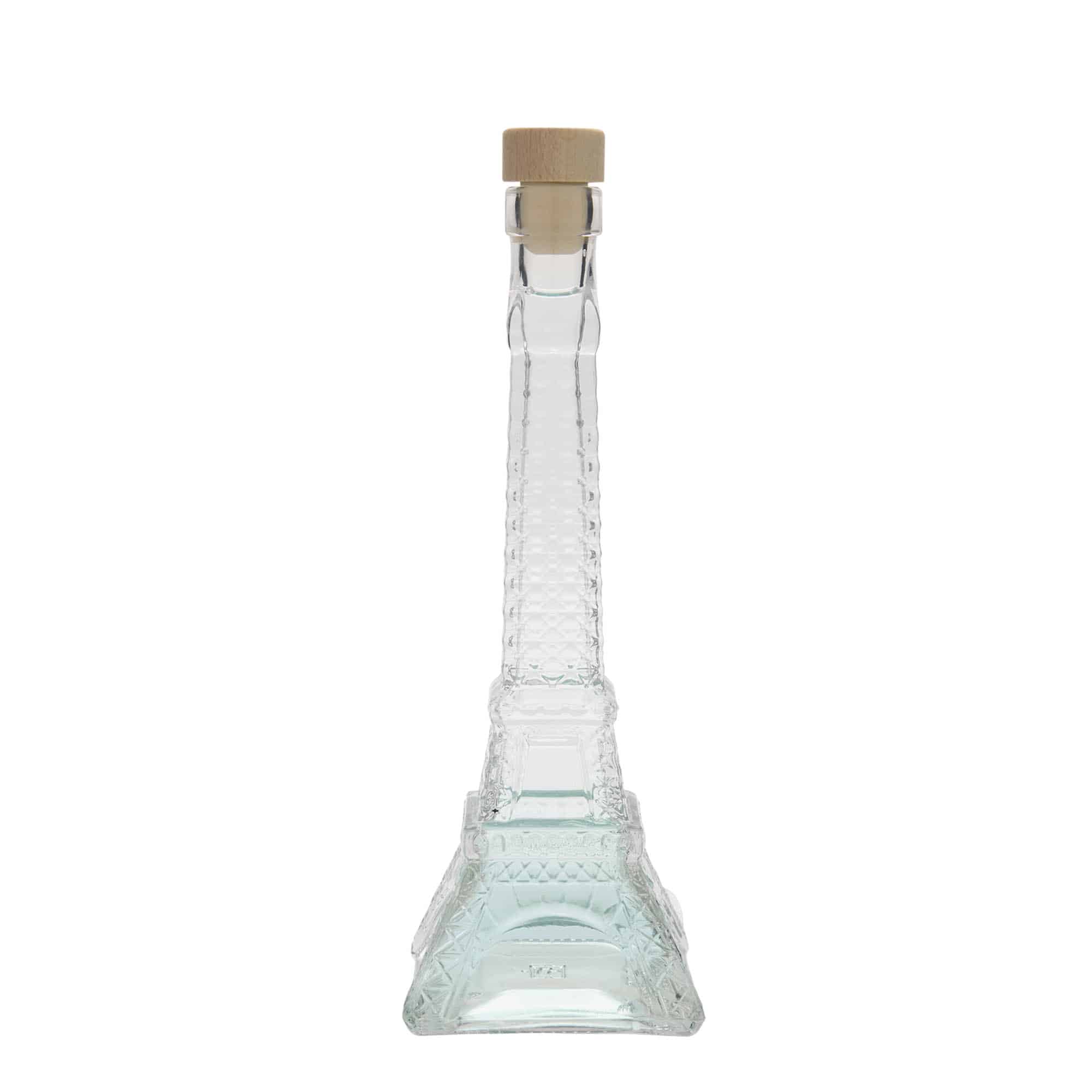 200 ml glasflaska 'Eiffeltornet', öppning: kork