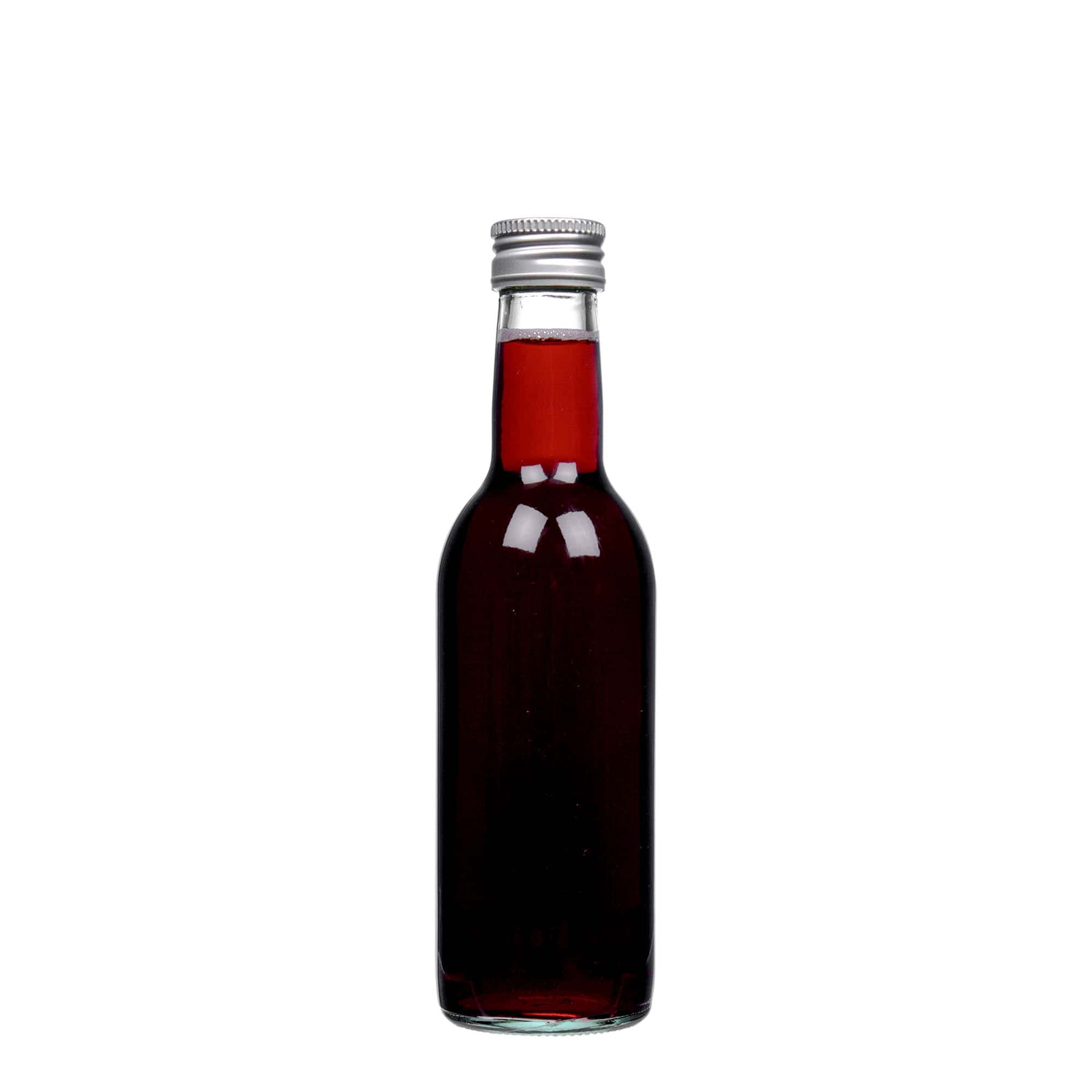 250 ml glasflaska 'Bordeaux', öppning: PP 28