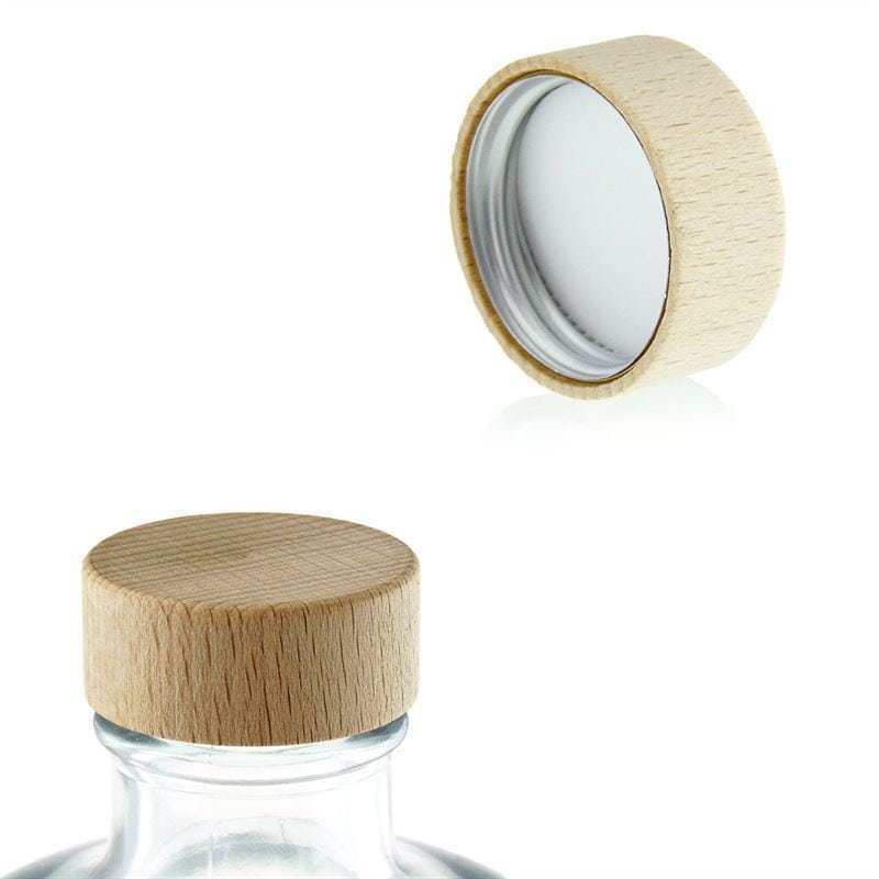 Skruvlock, trä, beige, för mynning: GPI 33/400 Skruvlock, trä, beige, för mynning: GPI 33/400