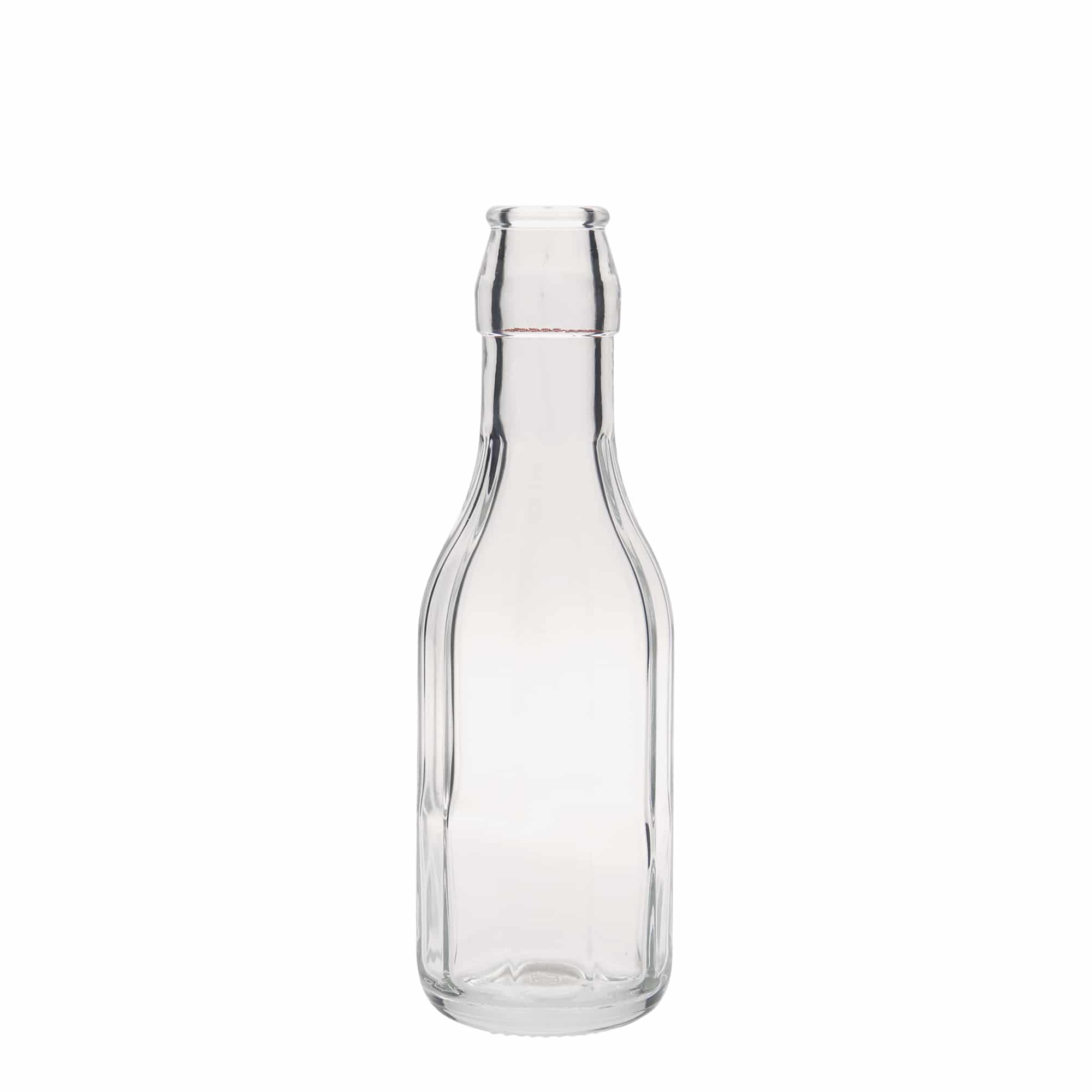 250 ml glasflaska 'Bravo', tiokantig, öppning: bygelkapsyl