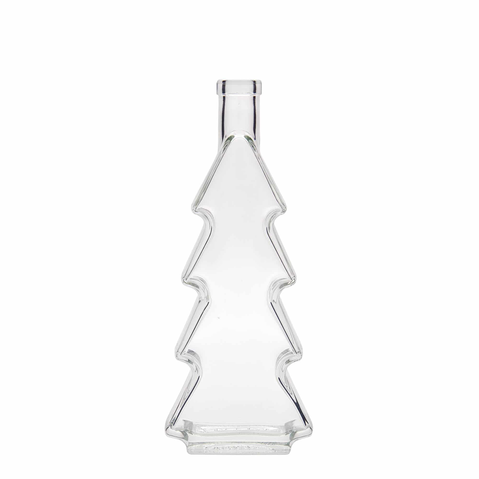 350 ml glasflaska 'Julgran', mynning: kork 350 ml glasflaska 'Julgran', mynning: kork