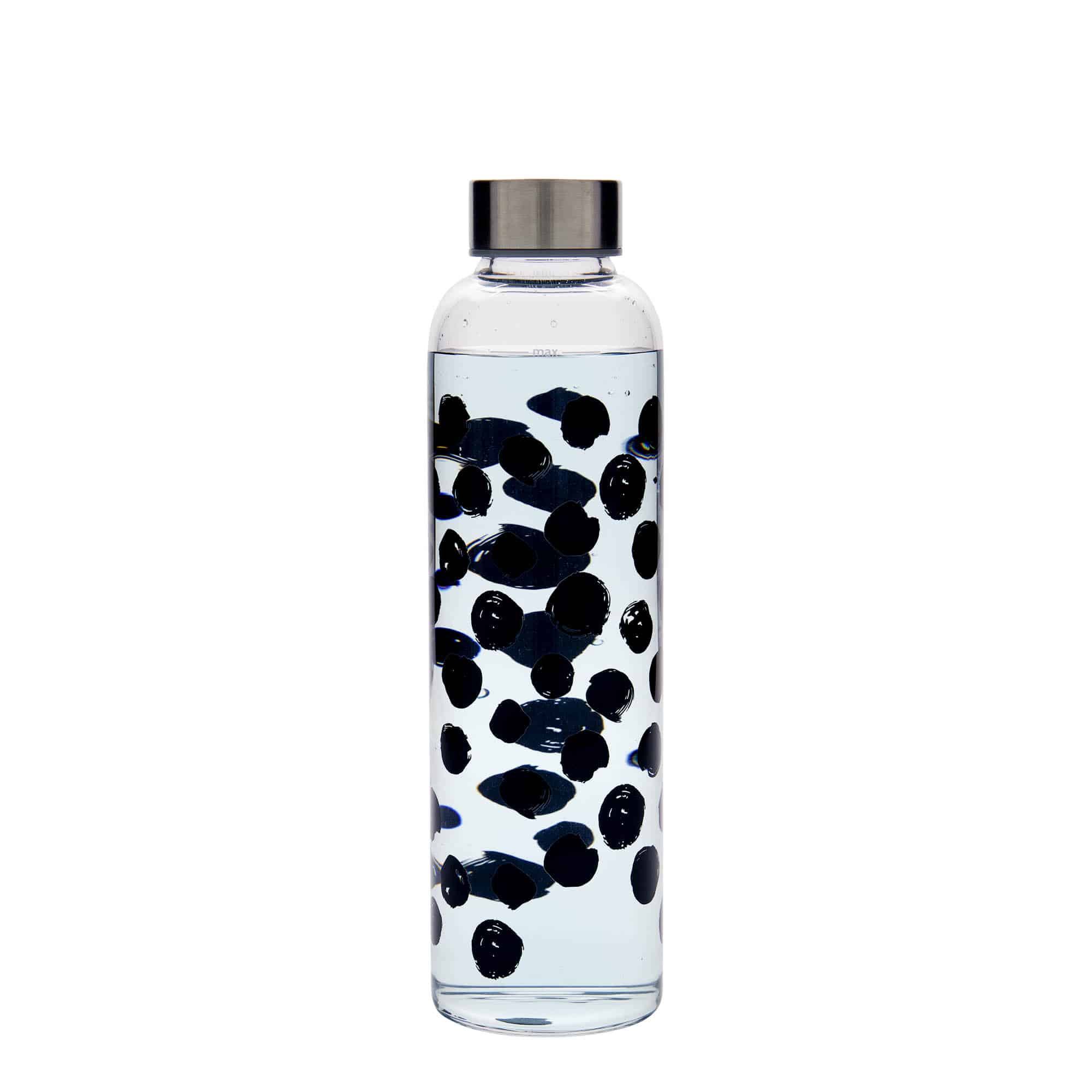 500 ml vattenflaska 'Perseus - Svarta prickar', öppning: skruvlock