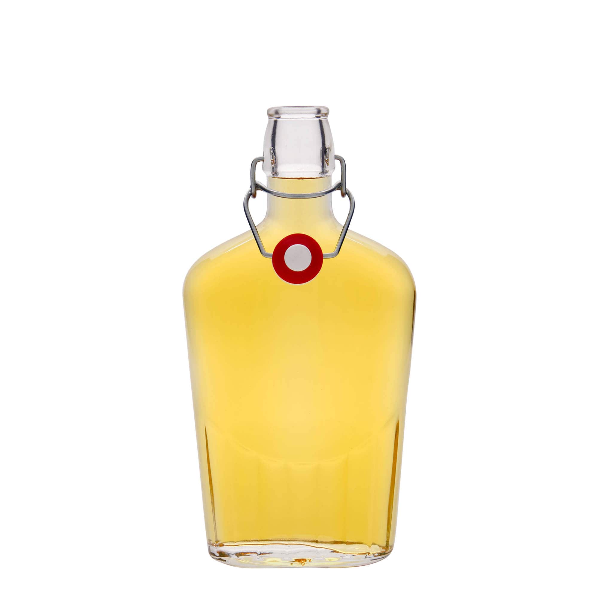500 ml glasflaska 'Fiaschetta', oval, öppning: bygelkork