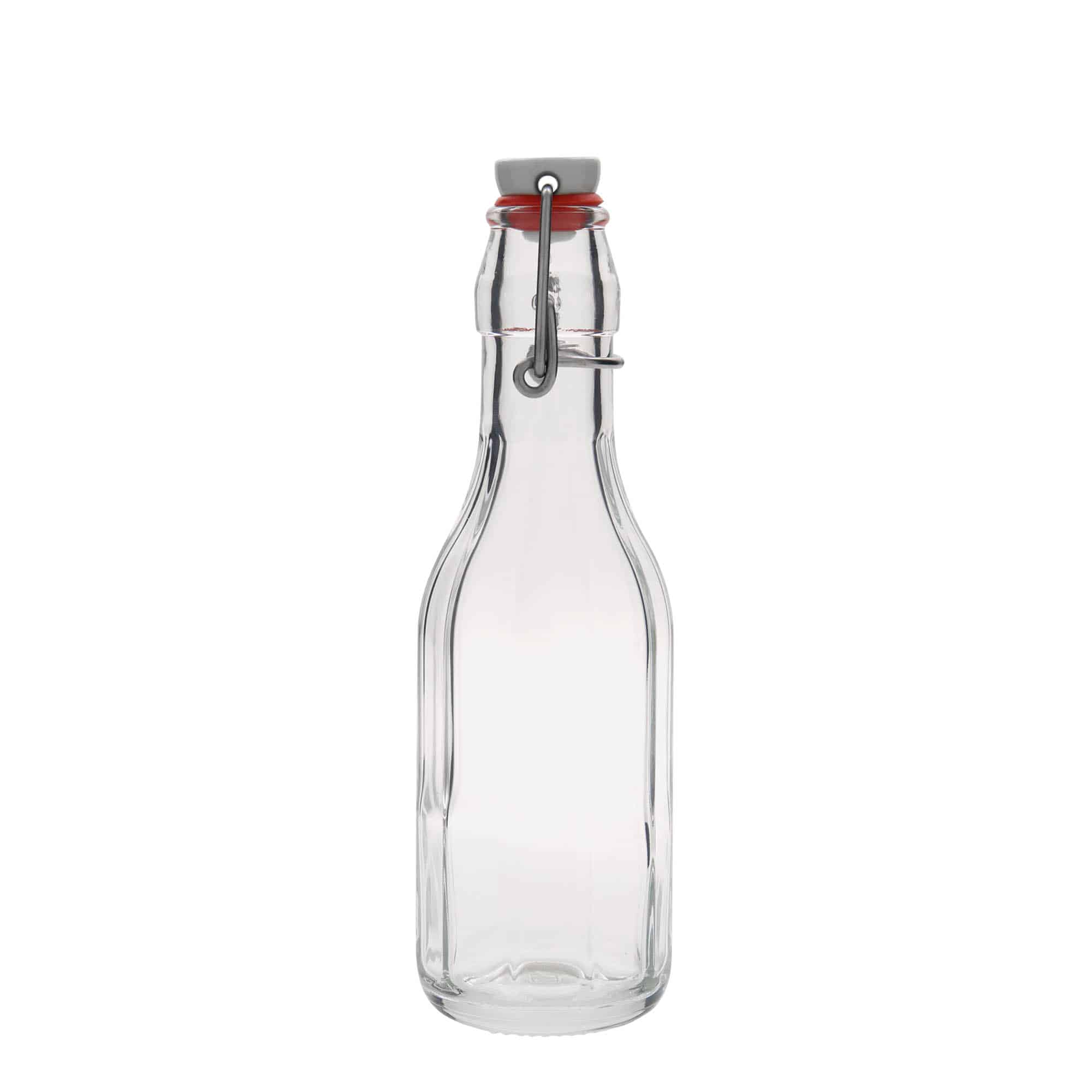 250 ml glasflaska 'Bravo', tiokantig, öppning: bygelkapsyl