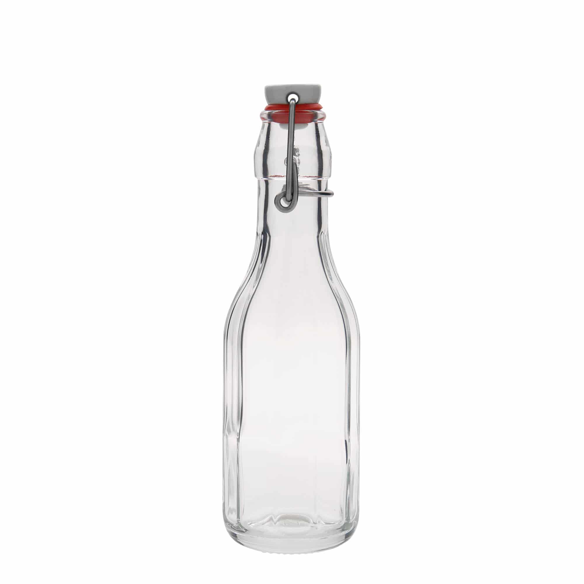250 ml glasflaska 'Bravo', tiokantig, öppning: bygelkapsyl