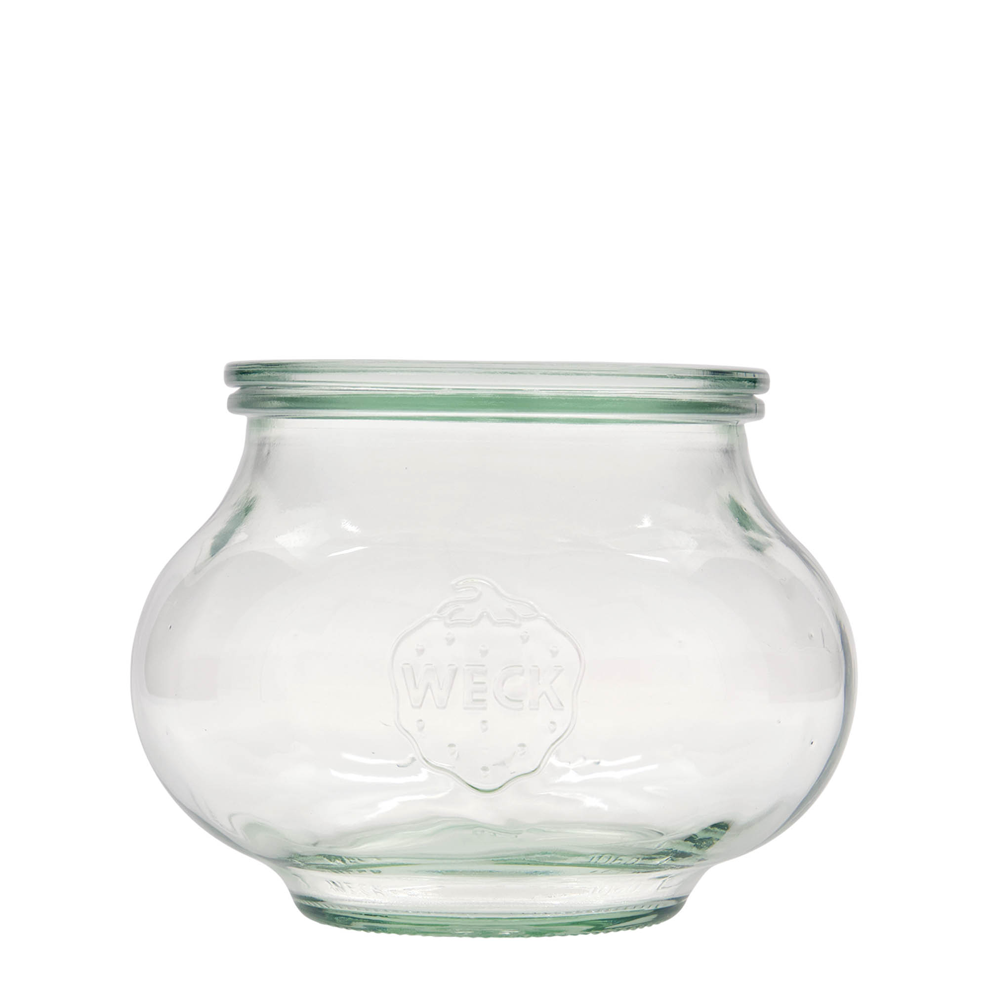 1,062 ml WECK-smyckesglas, öppning: rund kant 1,062 ml WECK-smyckesglas, öppning: rund kant