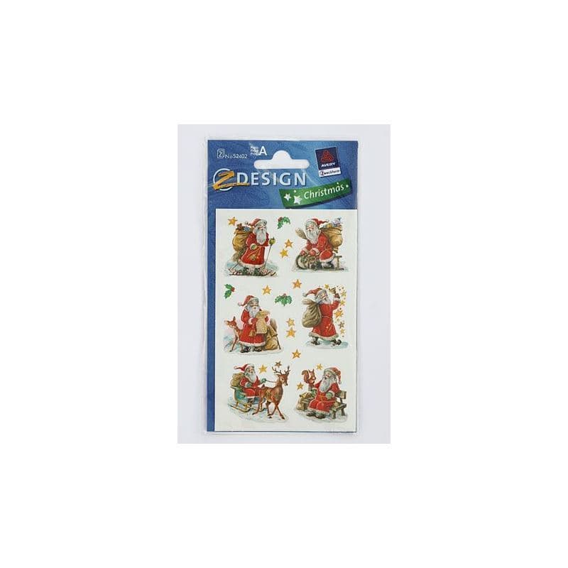 Zweckform-klistermärken 'Jultomtar', papper, flerfärgade