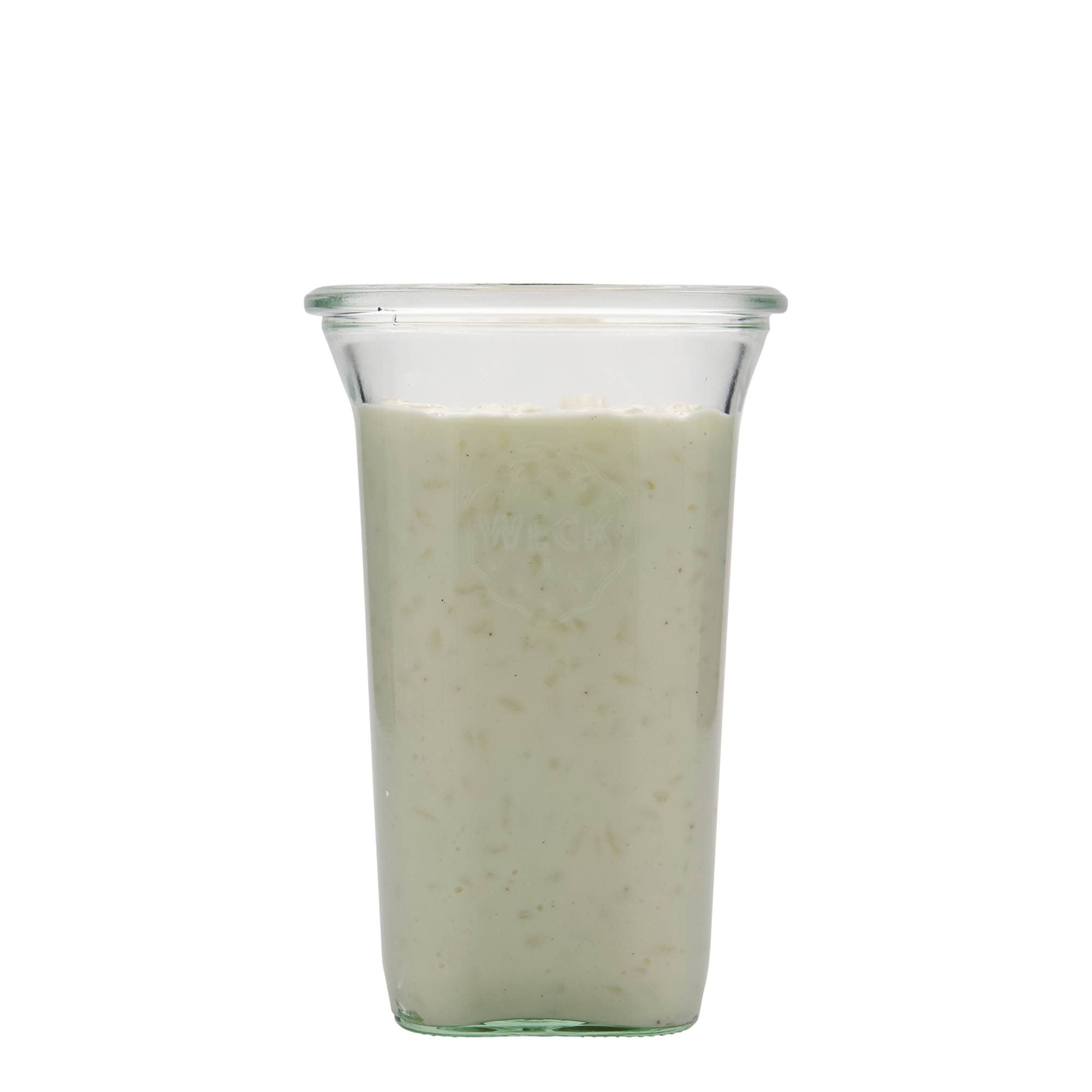 795 ml WECK-Quadroglas, fyrkantigt, öppning: rund kant 795 ml WECK-Quadroglas, fyrkantigt, öppning: rund kant