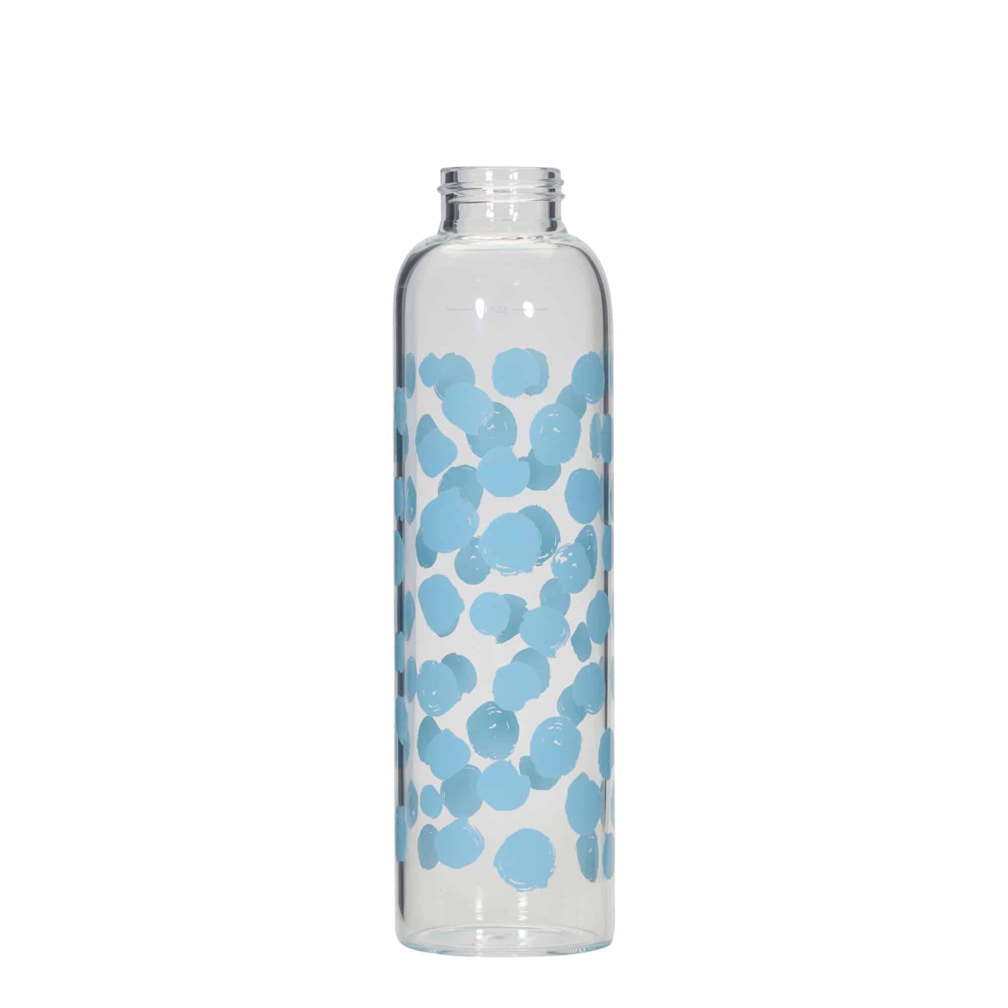 500 ml dricksflaska 'Perseus', motiv: blå prickar, mynning: skruvkapsel 500 ml dricksflaska 'Perseus', motiv: blå prickar, mynning: skruvkapsel