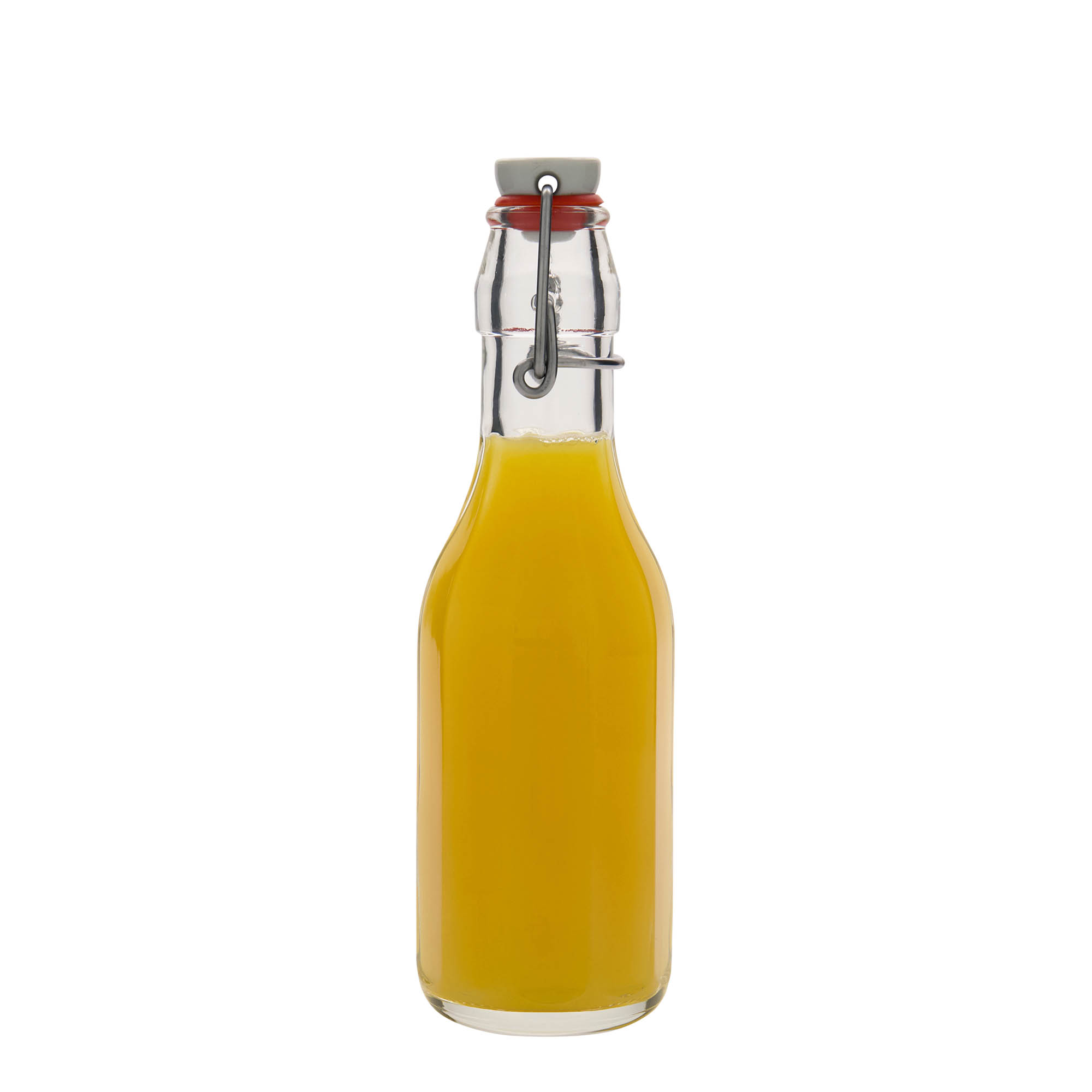 250 ml glasflaska 'Bravo', tiokantig, öppning: bygelkapsyl 250 ml glasflaska 'Bravo', tiokantig, öppning: bygelkapsyl