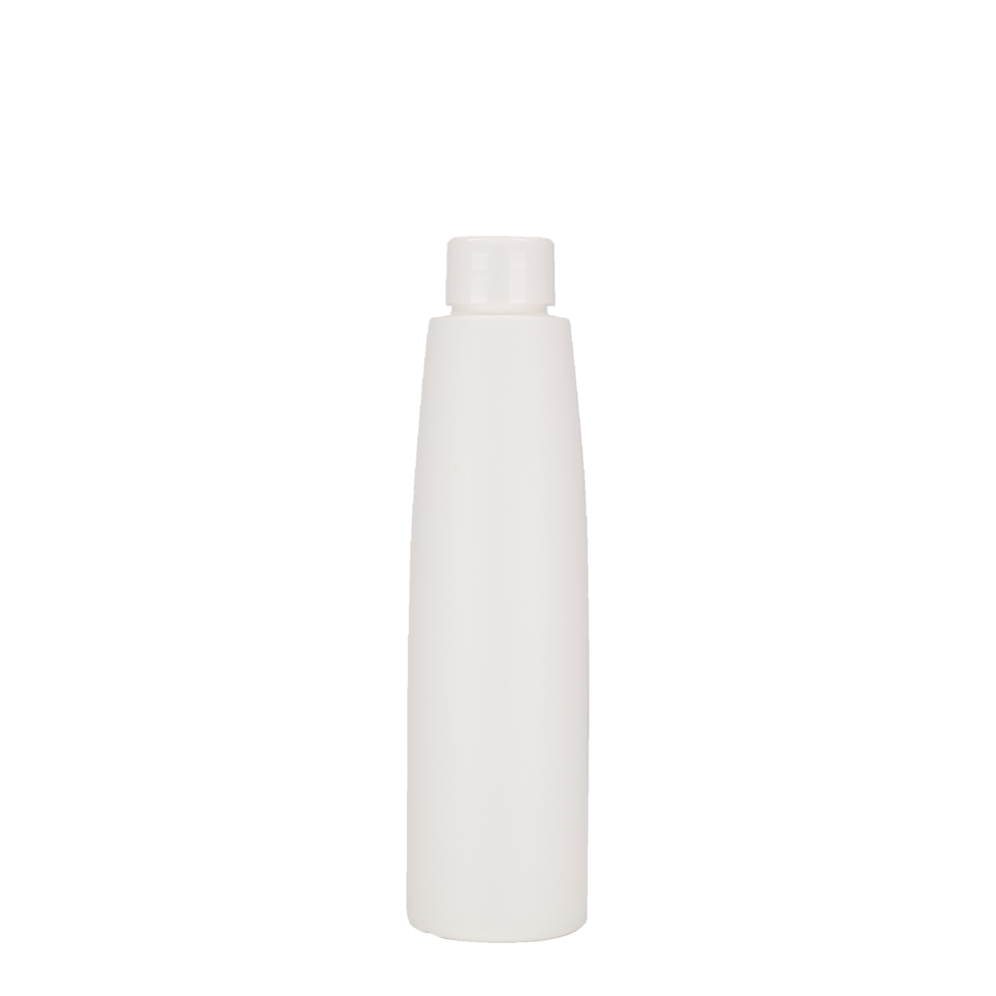 200 ml plastflaska 'Donald', HDPE, vit, mynning: 24/410 200 ml plastflaska 'Donald', HDPE, vit, mynning: 24/410