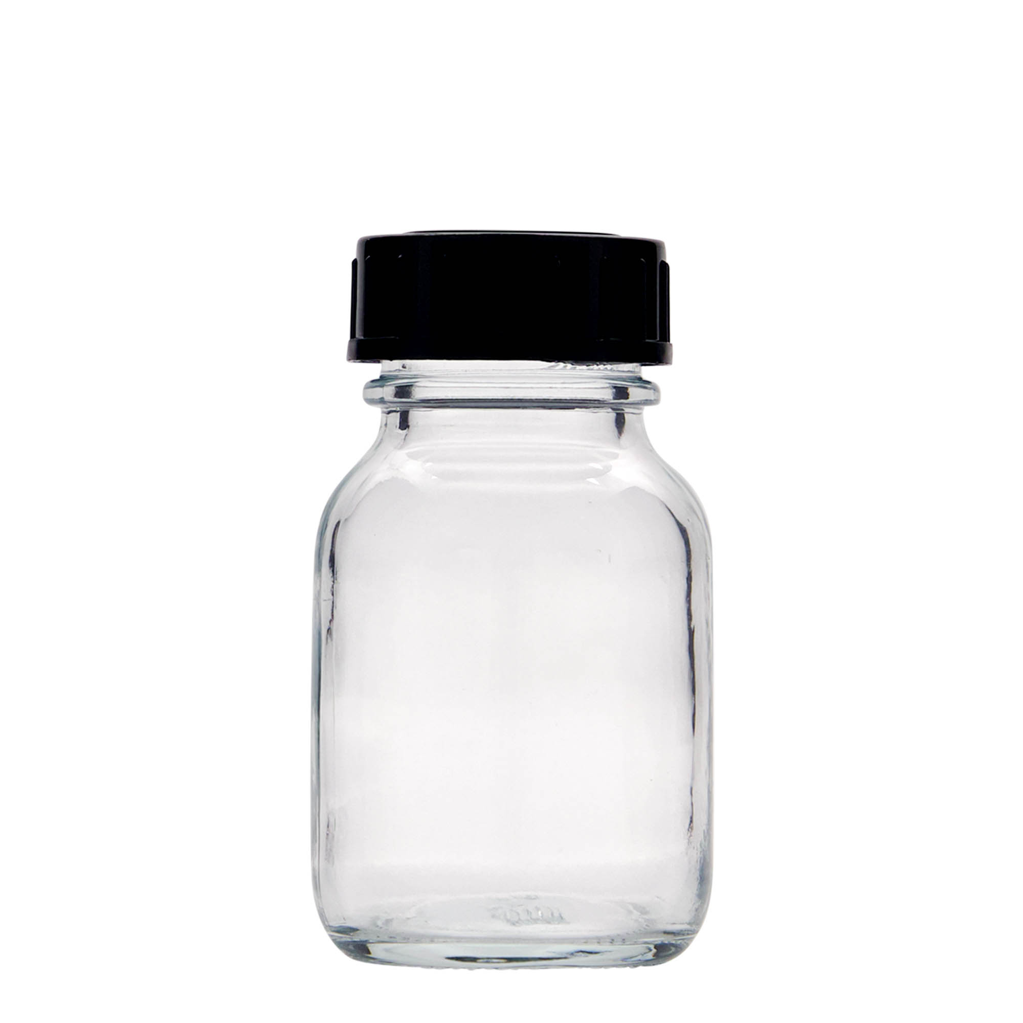 50 ml vid halsglas, mynning: DIN 32 50 ml vid halsglas, mynning: DIN 32