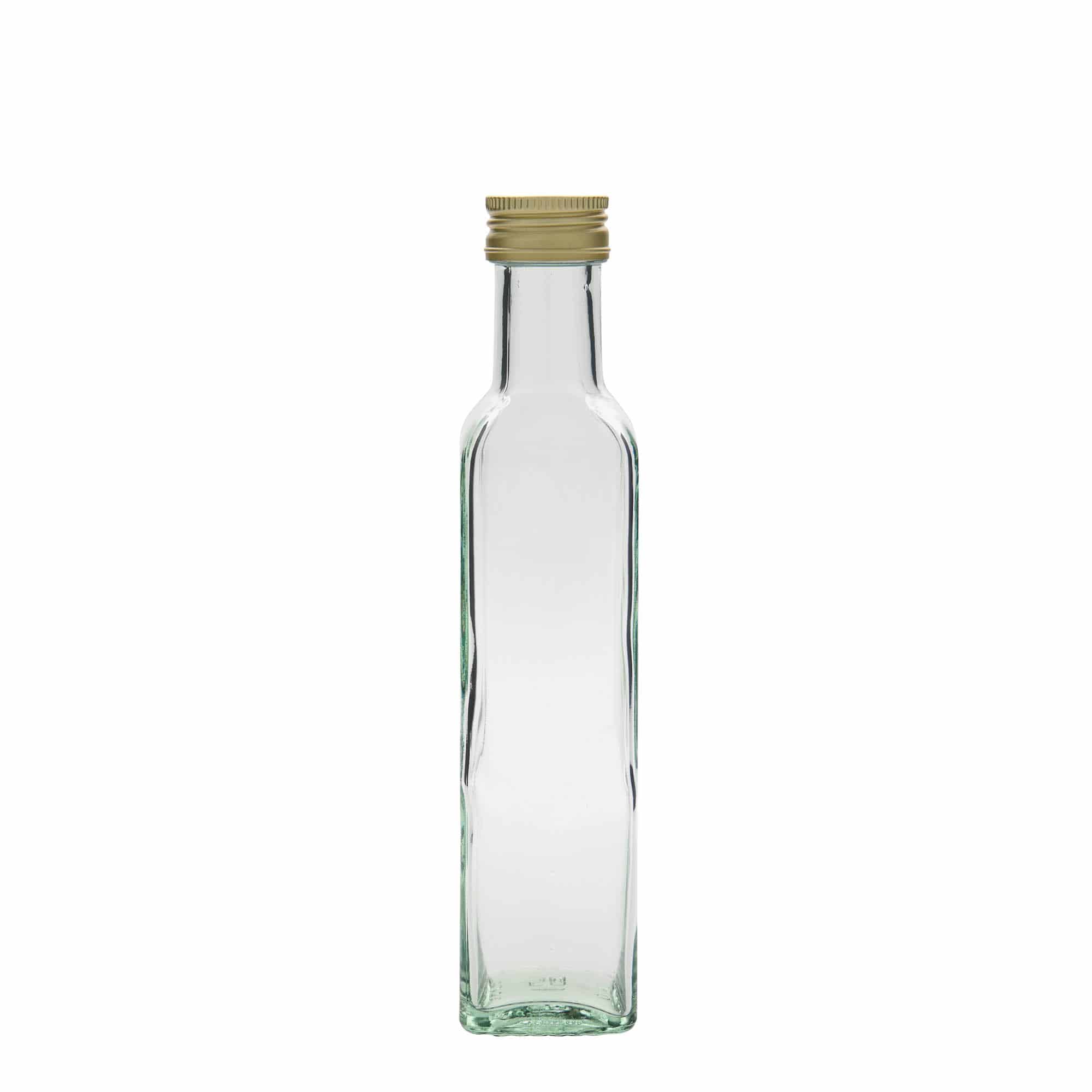 250 ml glasflaska 'Marasca', kvadratisk, mynning: PP 31,5