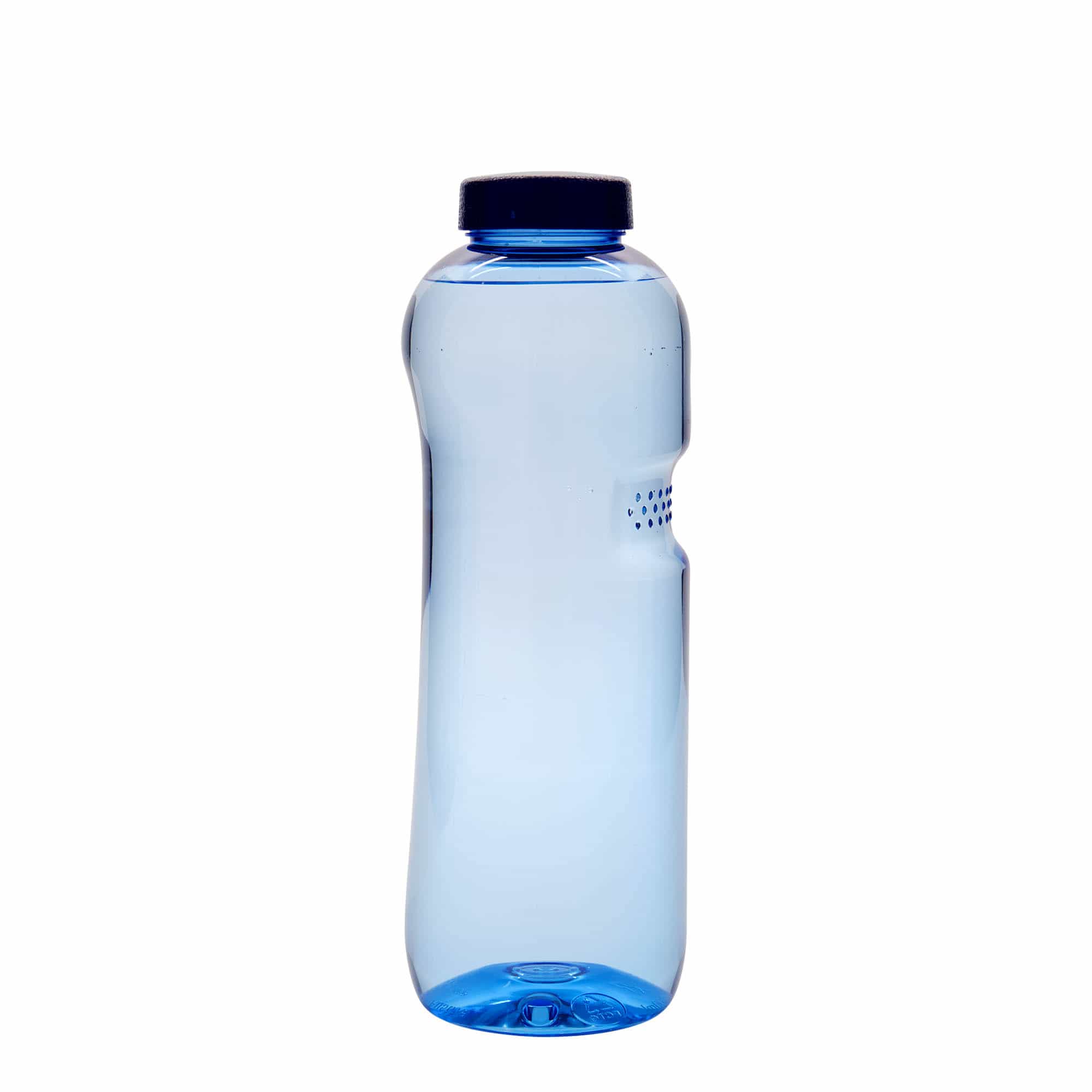 1 000 ml PET-dricksflaska 'Kavodrink', plast, blå