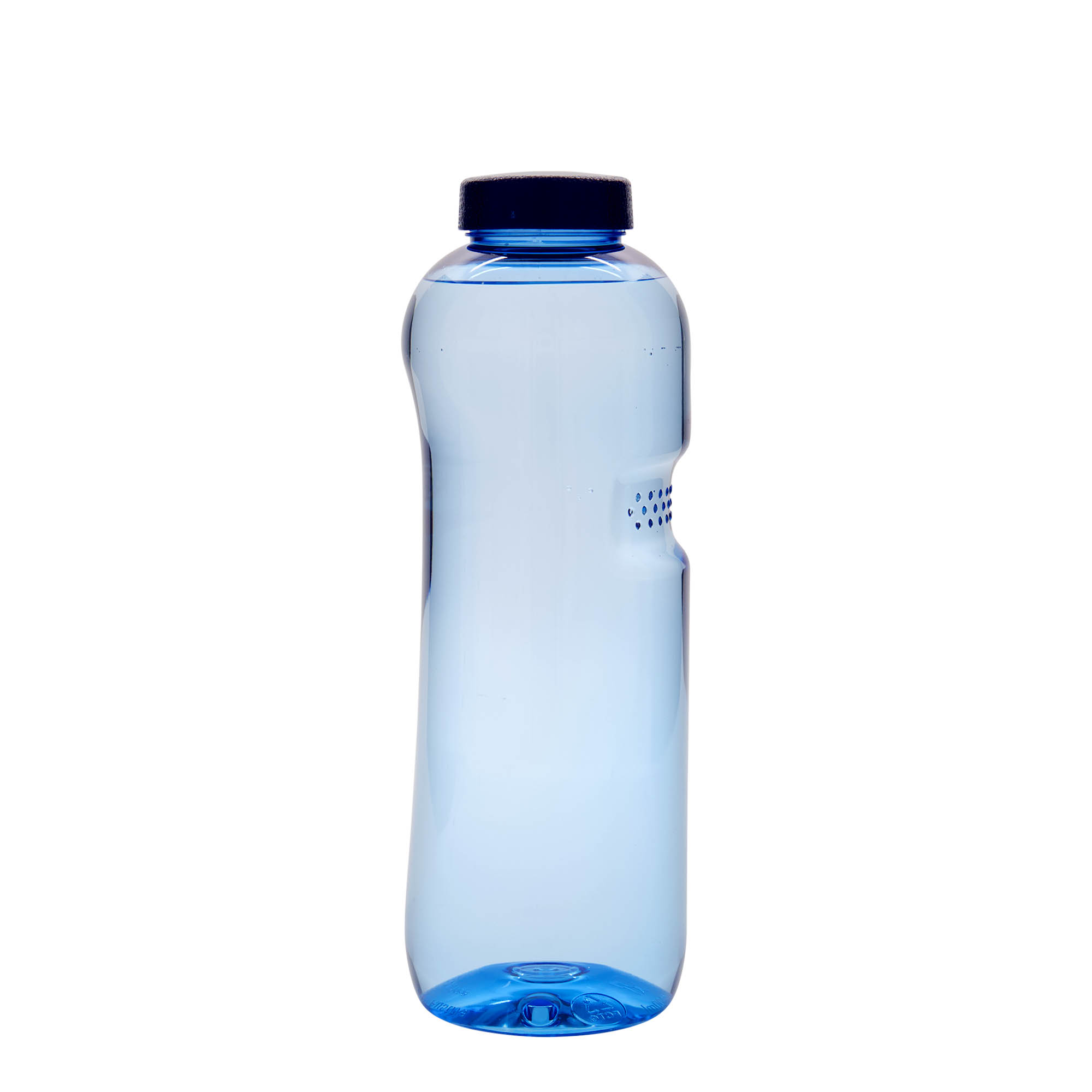 1 000 ml PET-dryckesflaska 'Kavodrink', plast, blå 1 000 ml PET-dryckesflaska 'Kavodrink', plast, blå