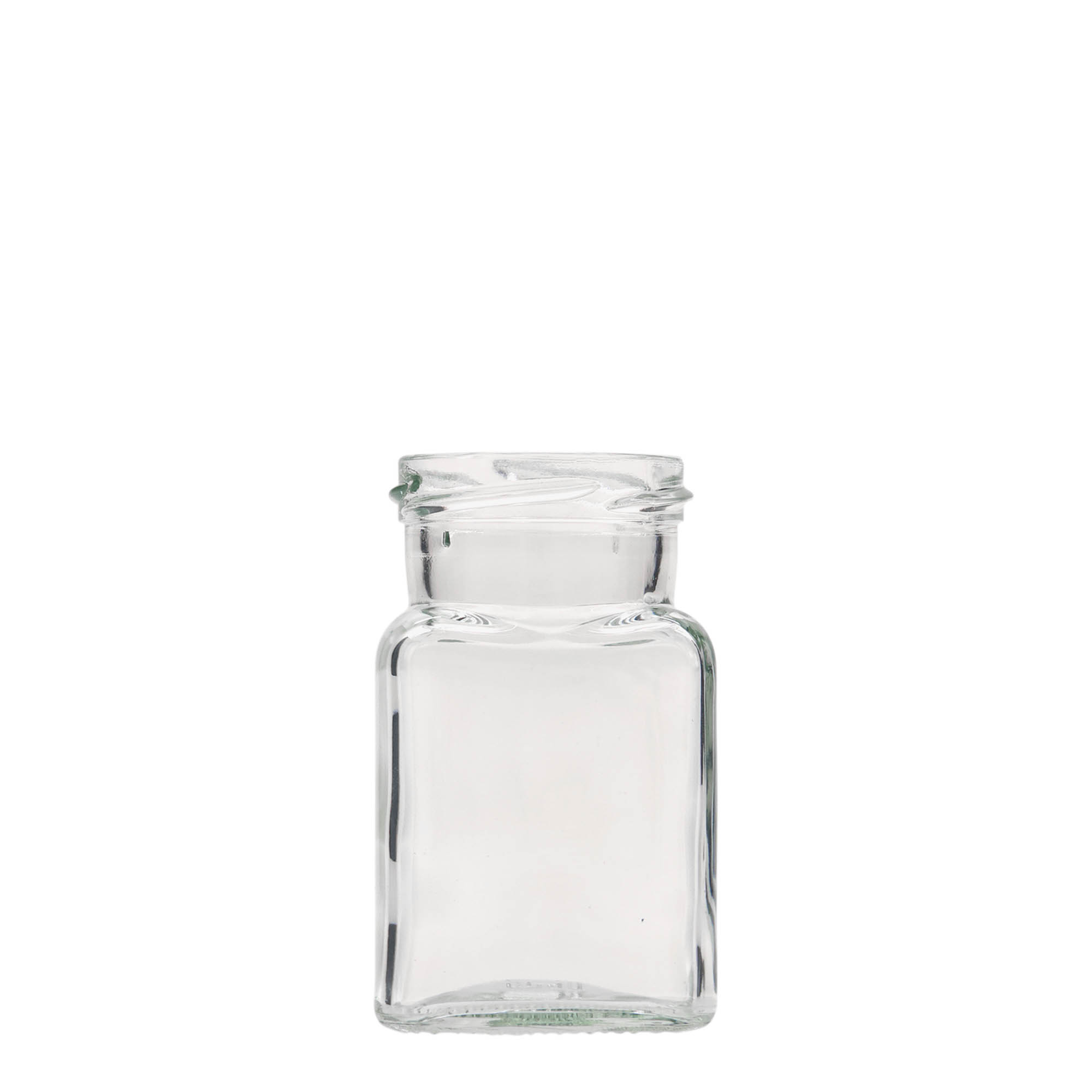 150 ml fyrkantigt glas, öppning: Twist-Off (TO 53) 150 ml fyrkantigt glas, öppning: Twist-Off (TO 53)