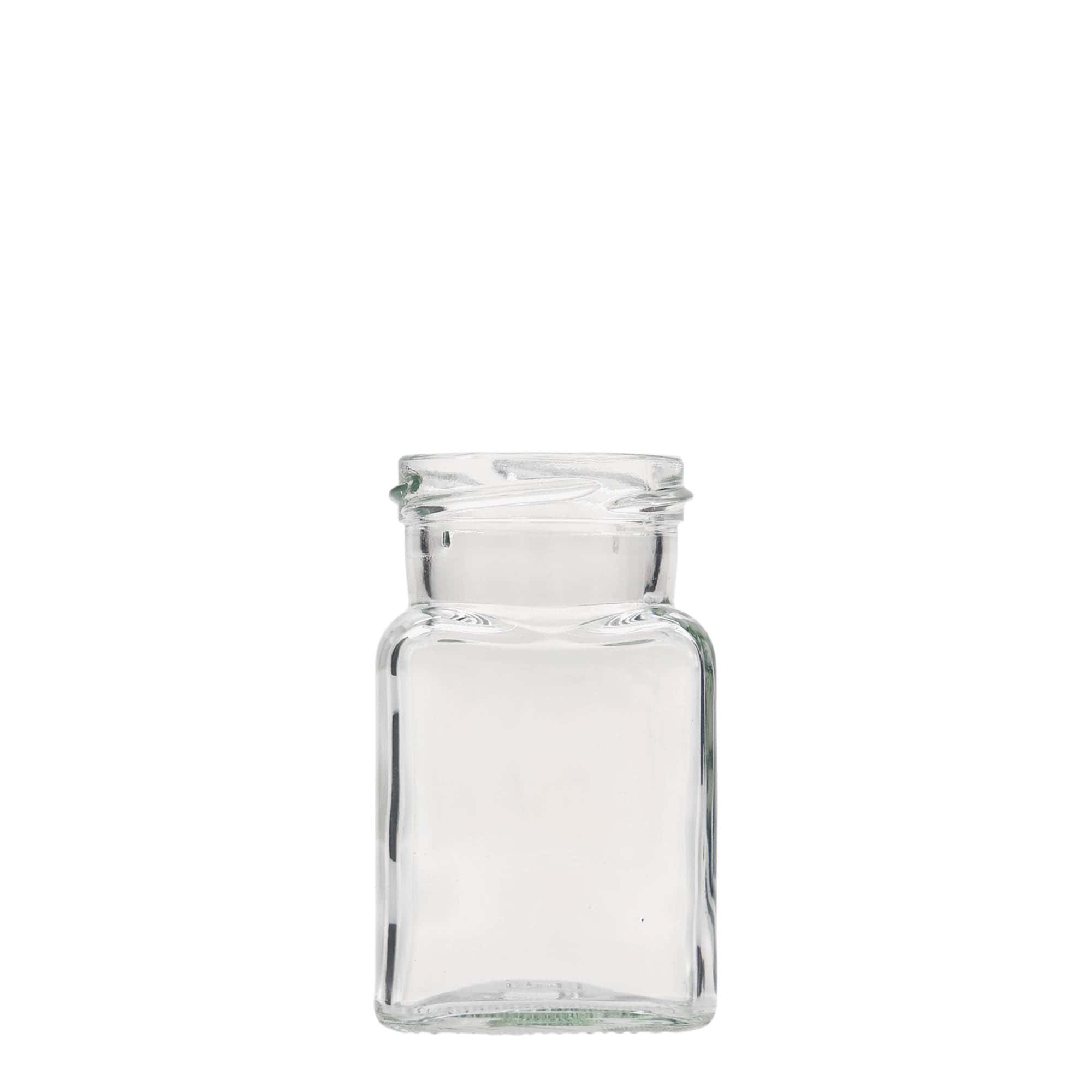 150 ml fyrkantigt glas, öppning: Twist-Off (TO 53)