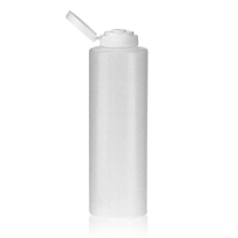 500 ml såsflaska, LDPE, natur, mynning: GPI 38/400