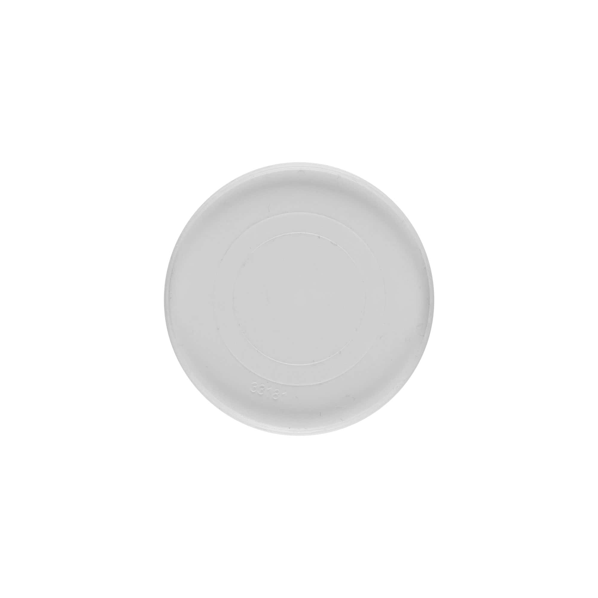 Skyddsskiva för 30 ml 'Bianca', PP-plast, vit