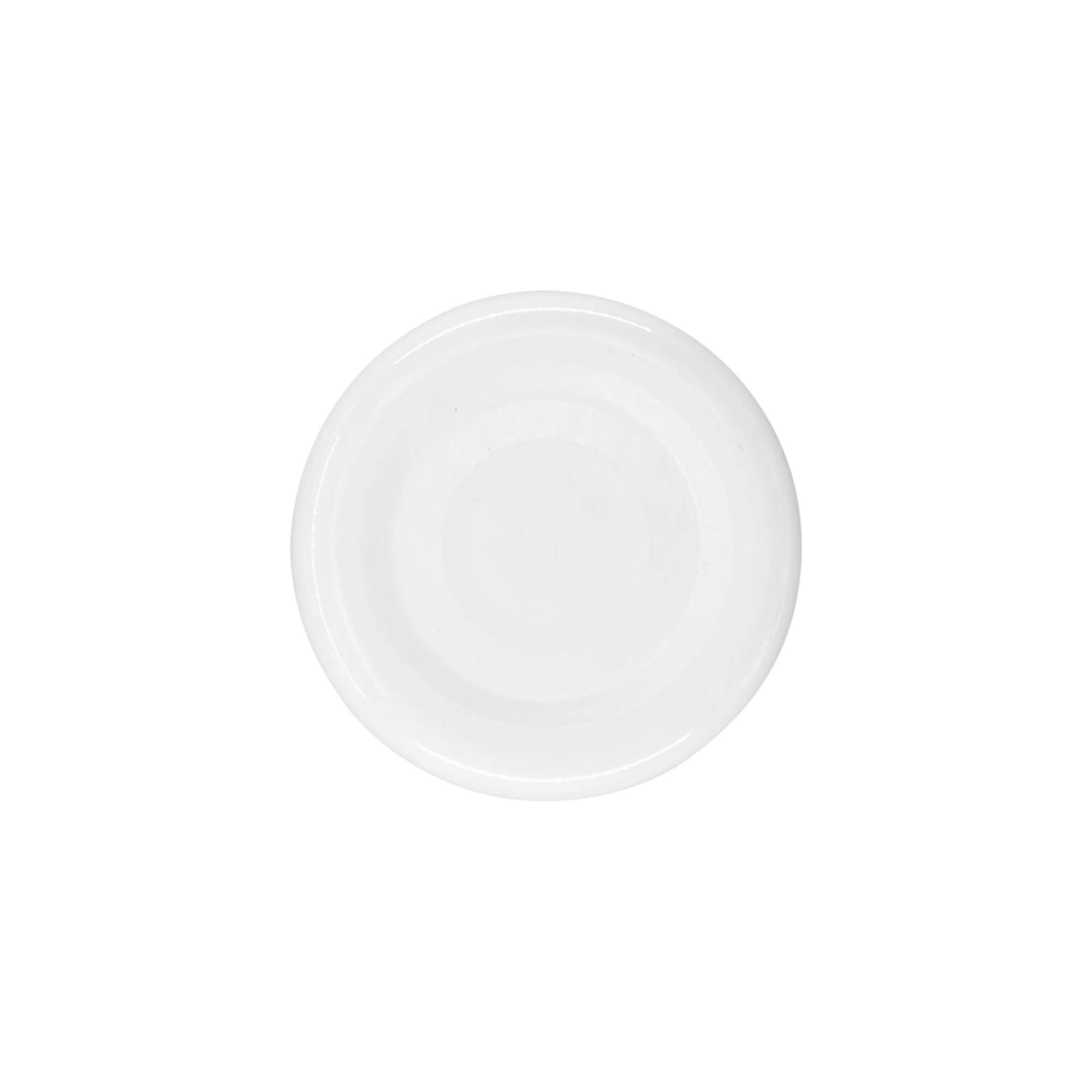 Twist-Off-lock, plåt, vit, för öppning: TO 38 Twist-Off-lock, plåt, vit, för öppning: TO 38