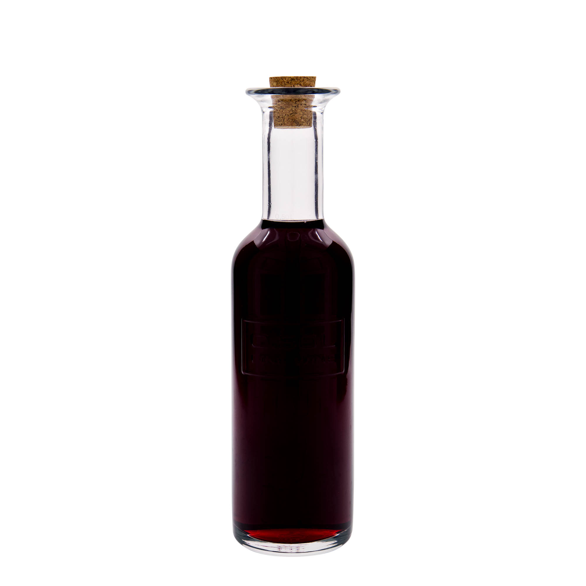 500 ml glasflaska 'Optima Fine Wine', mynning: kork