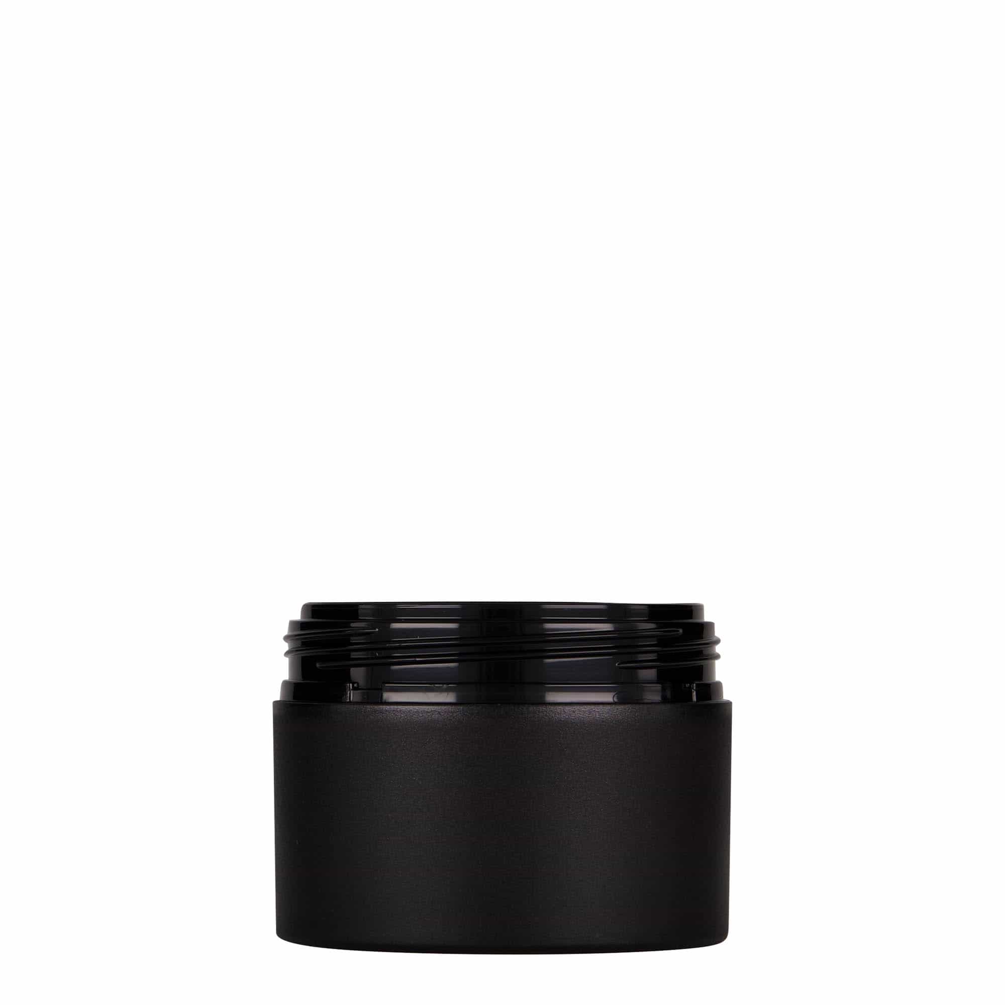 100 ml plastburk 'Antonella', PP, svart, mynning: skruvkapsel 100 ml plastburk 'Antonella', PP, svart, mynning: skruvkapsel