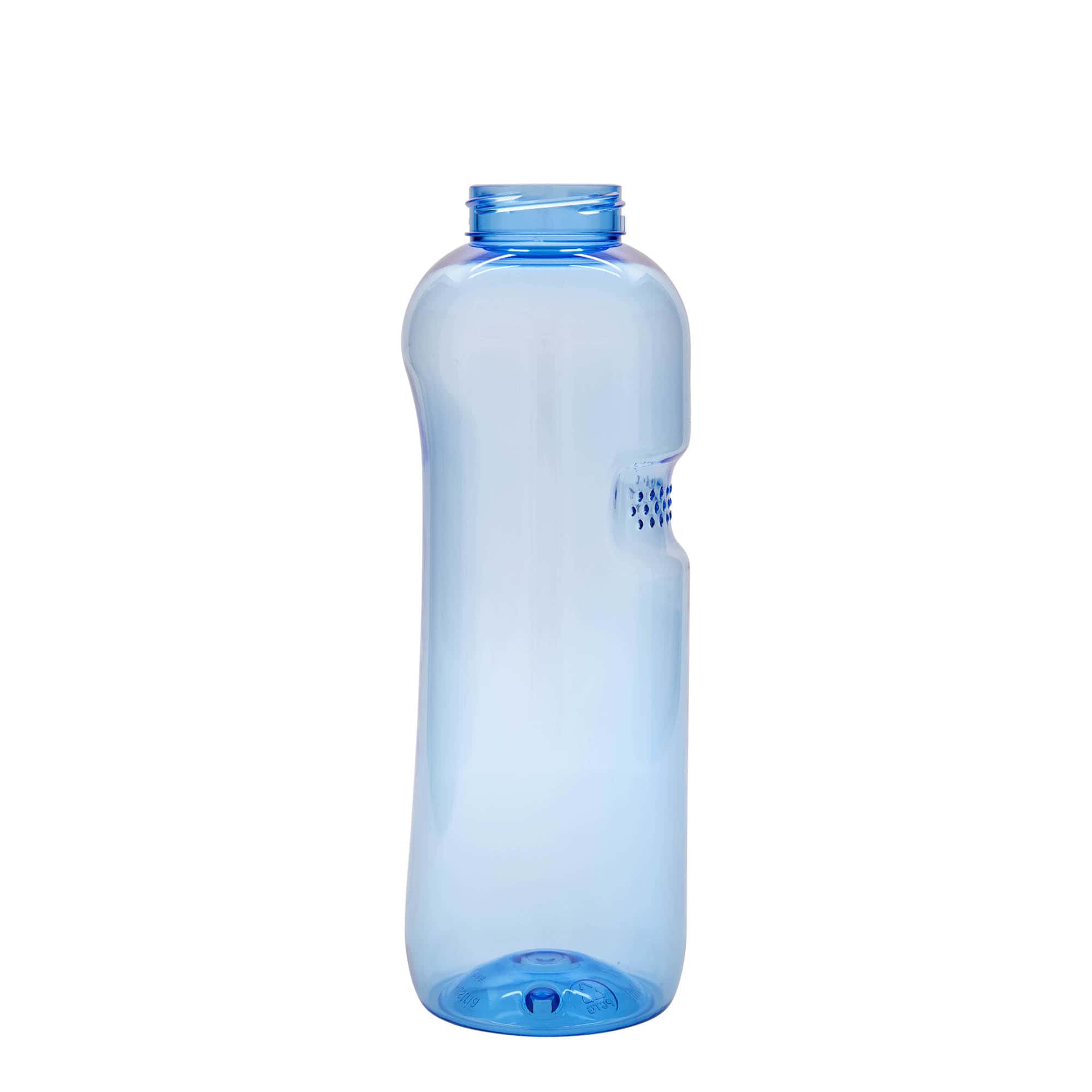 1 000 ml PET-dryckesflaska 'Kavodrink', plast, blå