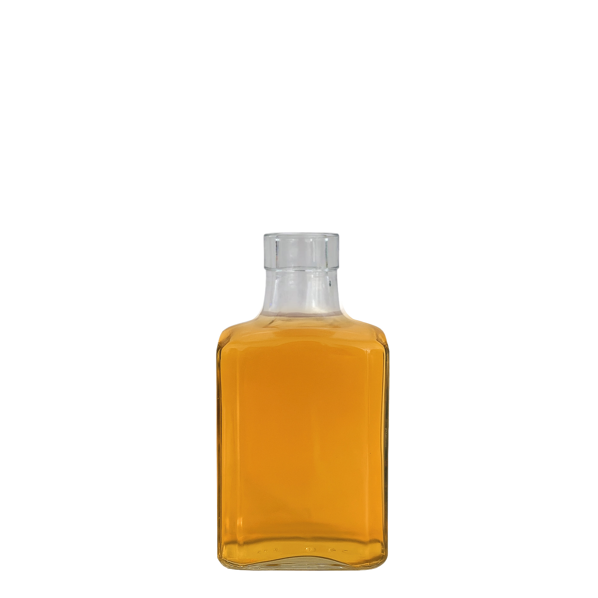 250 ml glasflaska 'Decanter Quadro Oberband', kvadratisk, öppning: kork