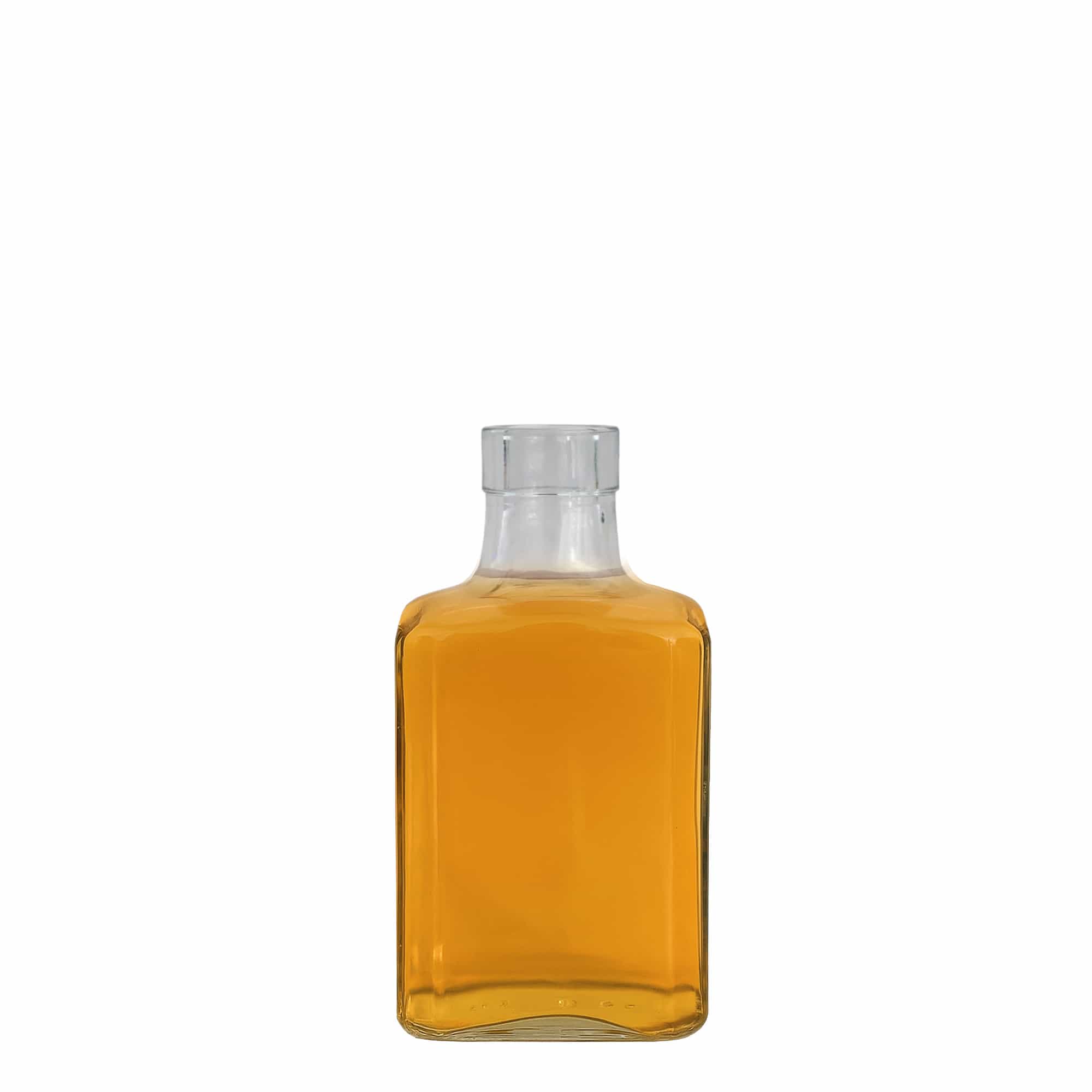 250 ml glasflaska 'Decanter Quadro Oberband', kvadratisk, öppning: kork