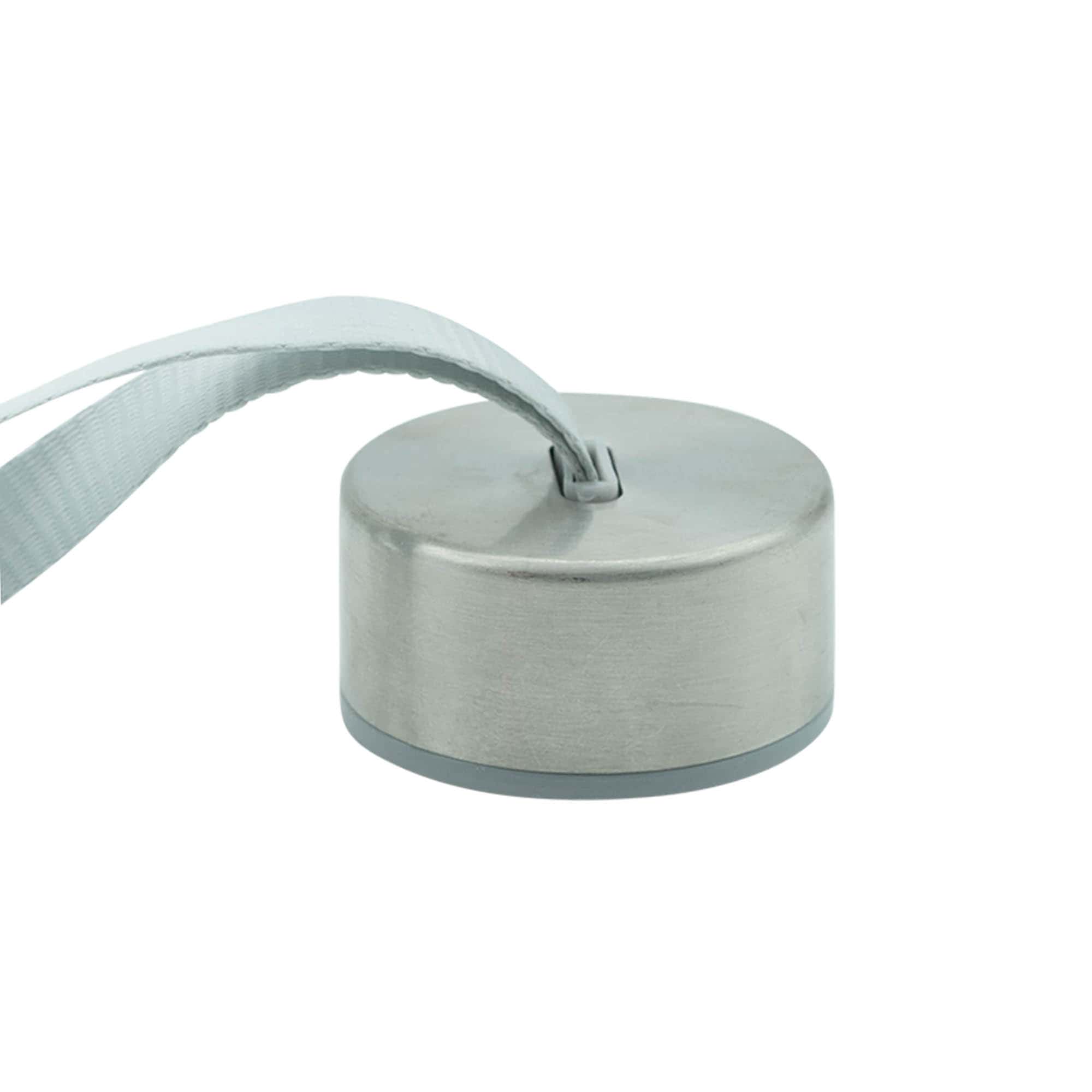 Skruvlock 'Perseus' med band, metall, silver