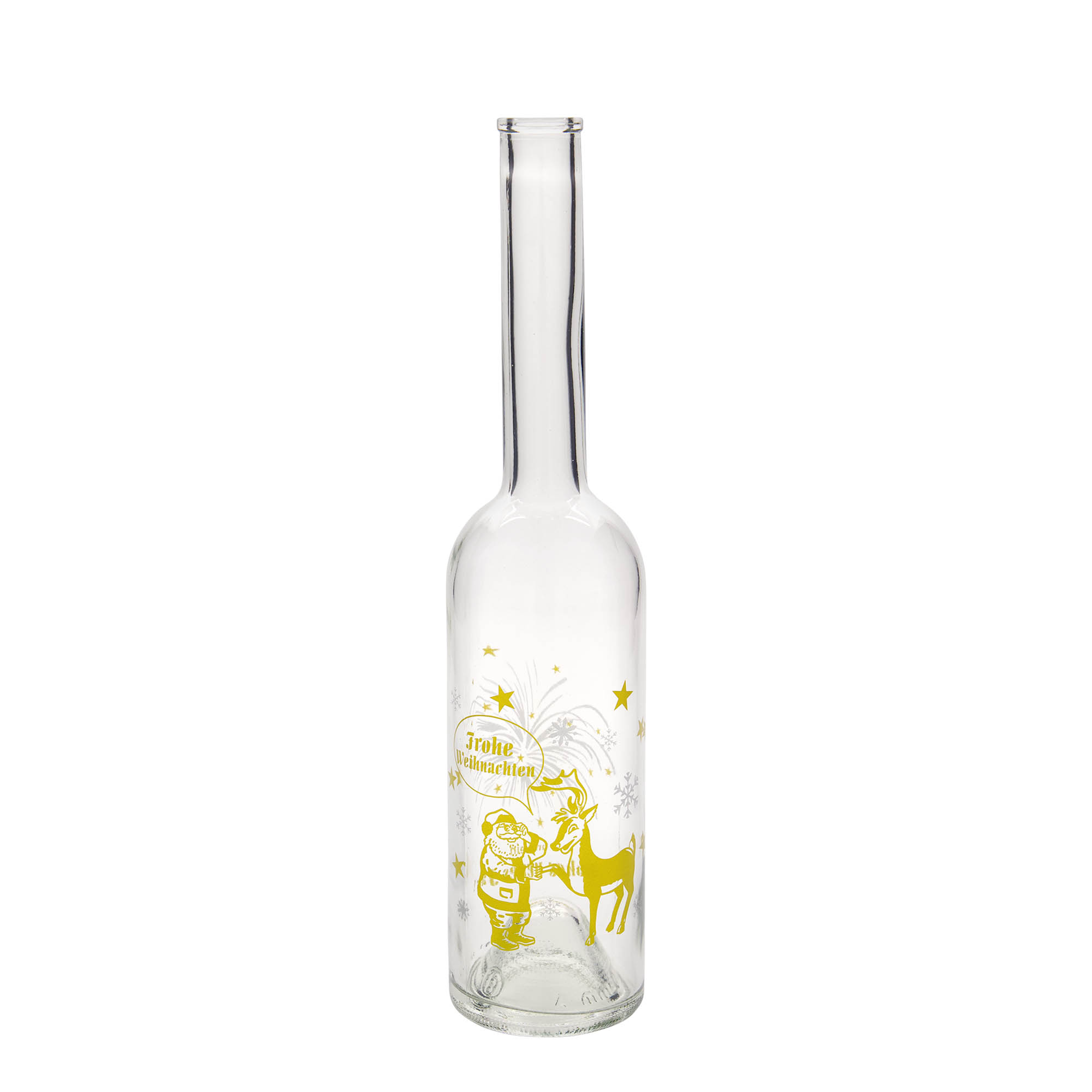 500 ml glasflaska 'Opera', motiv: fyrverkeri, öppning: kork