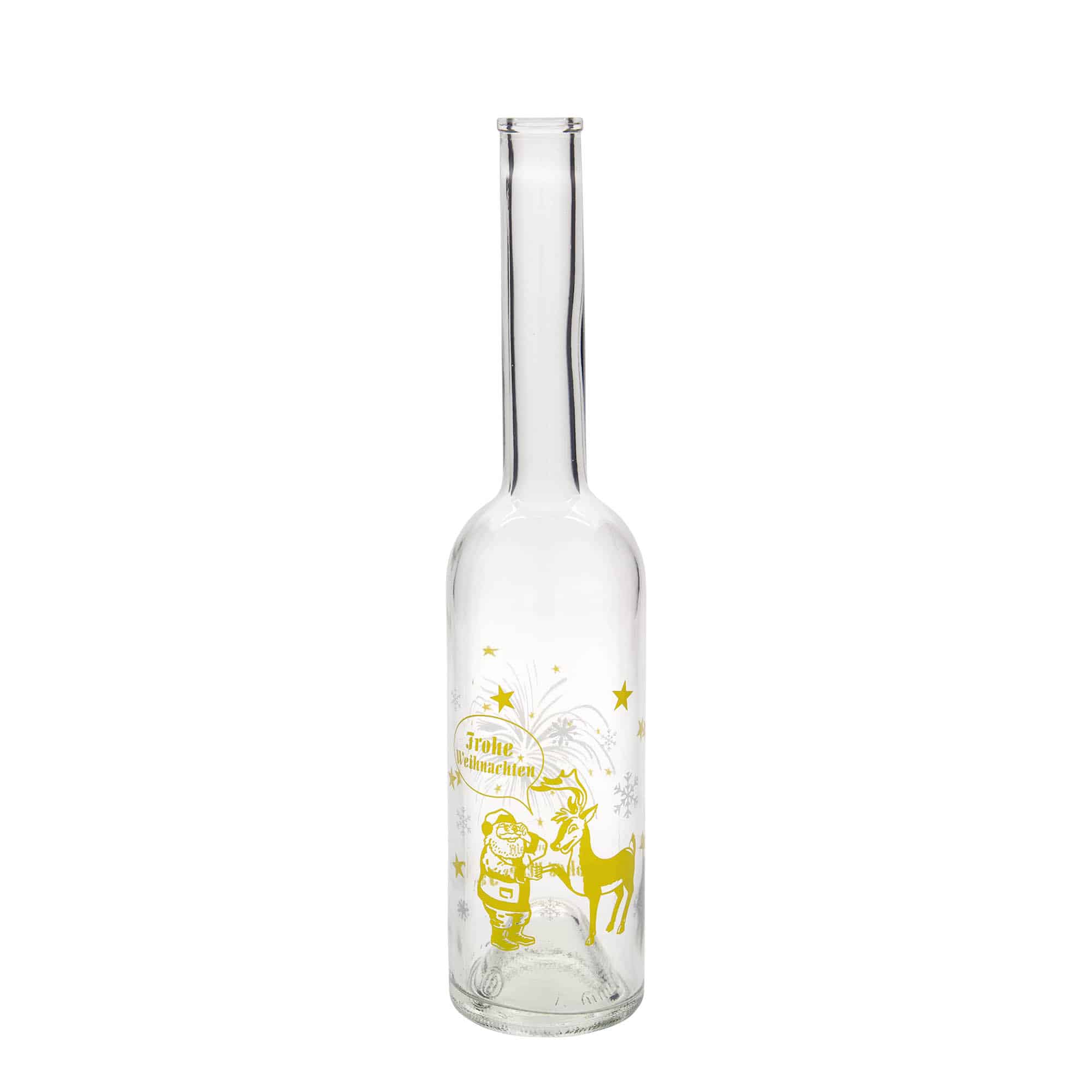 500 ml glasflaska 'Opera', motiv: fyrverkeri, öppning: kork