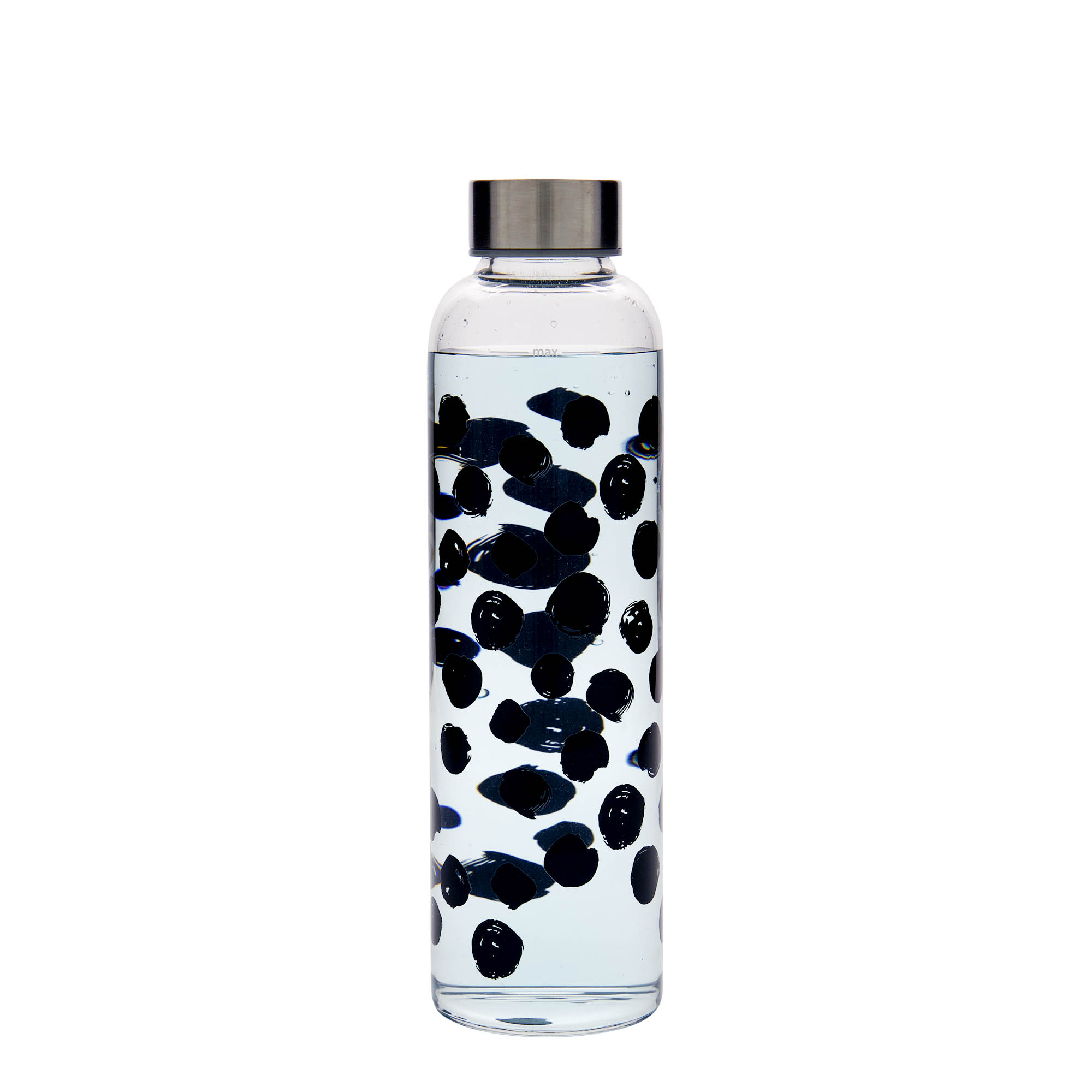 500 ml vattenflaska 'Perseus - Svarta prickar', öppning: skruvlock