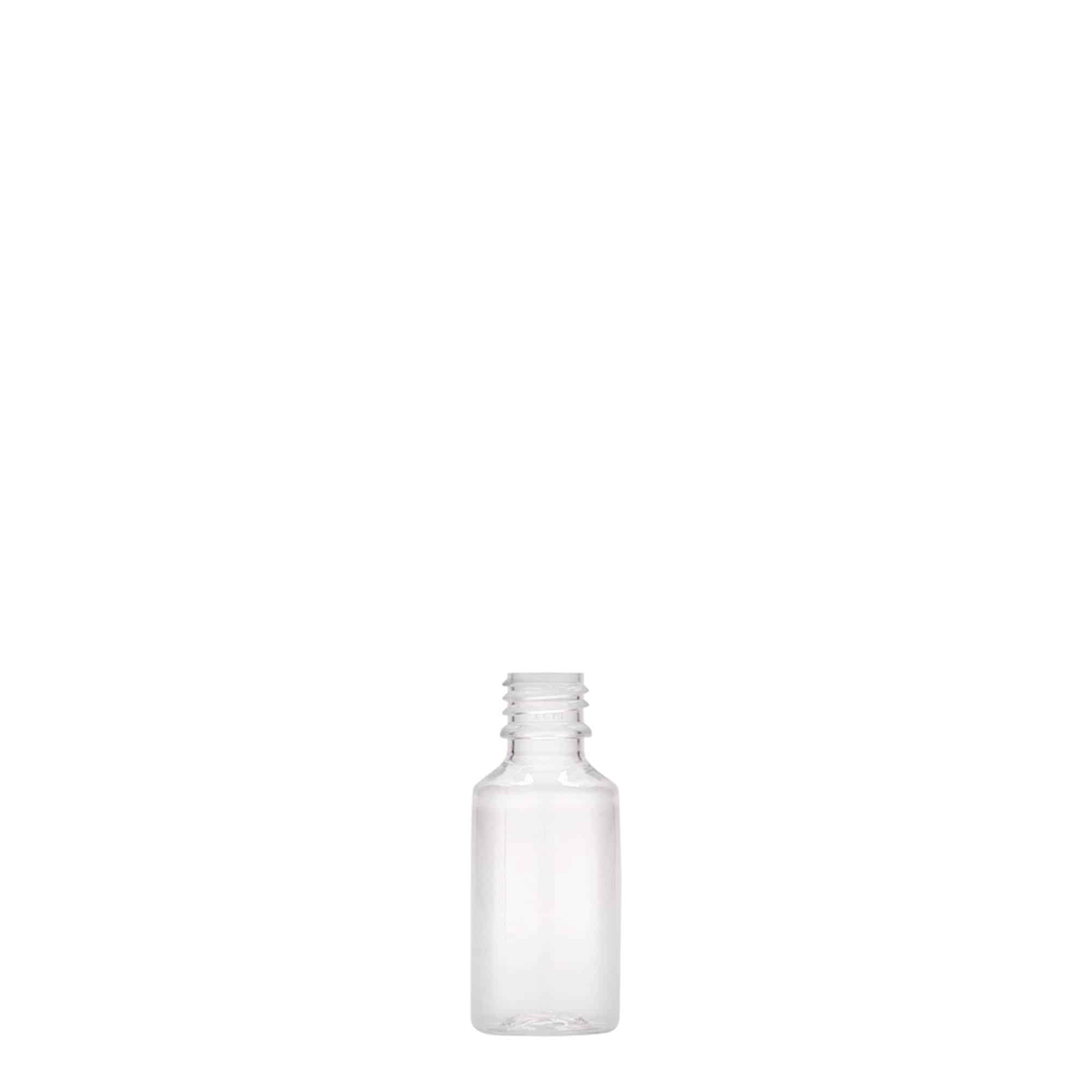 10 ml PET-flaska 'E-Liquid' med kvalitets- och barnsäkerhet, plast, öppning: skruvlock