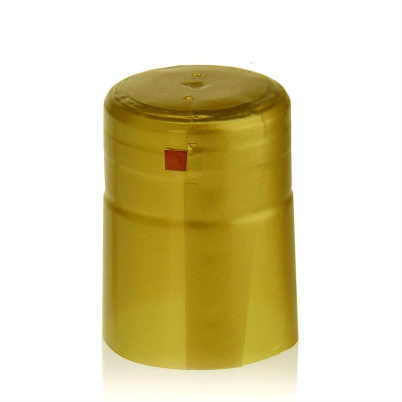 Krympkapsel 32x41, PVC-plast, guld