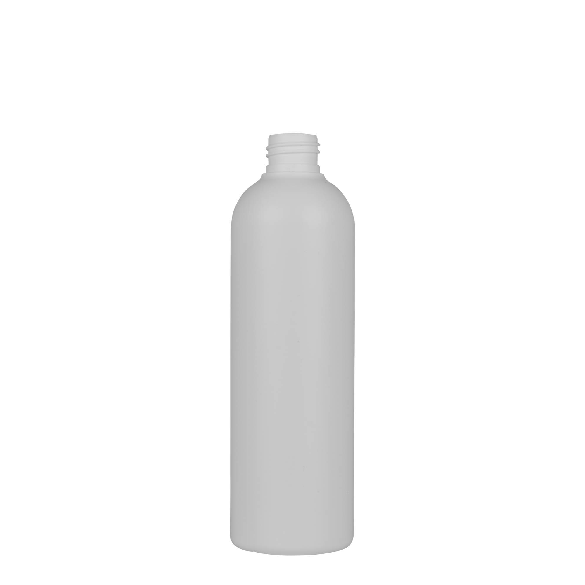 300 ml plastflaska 'Tuffy', HDPE, vit, öppning: 24/410