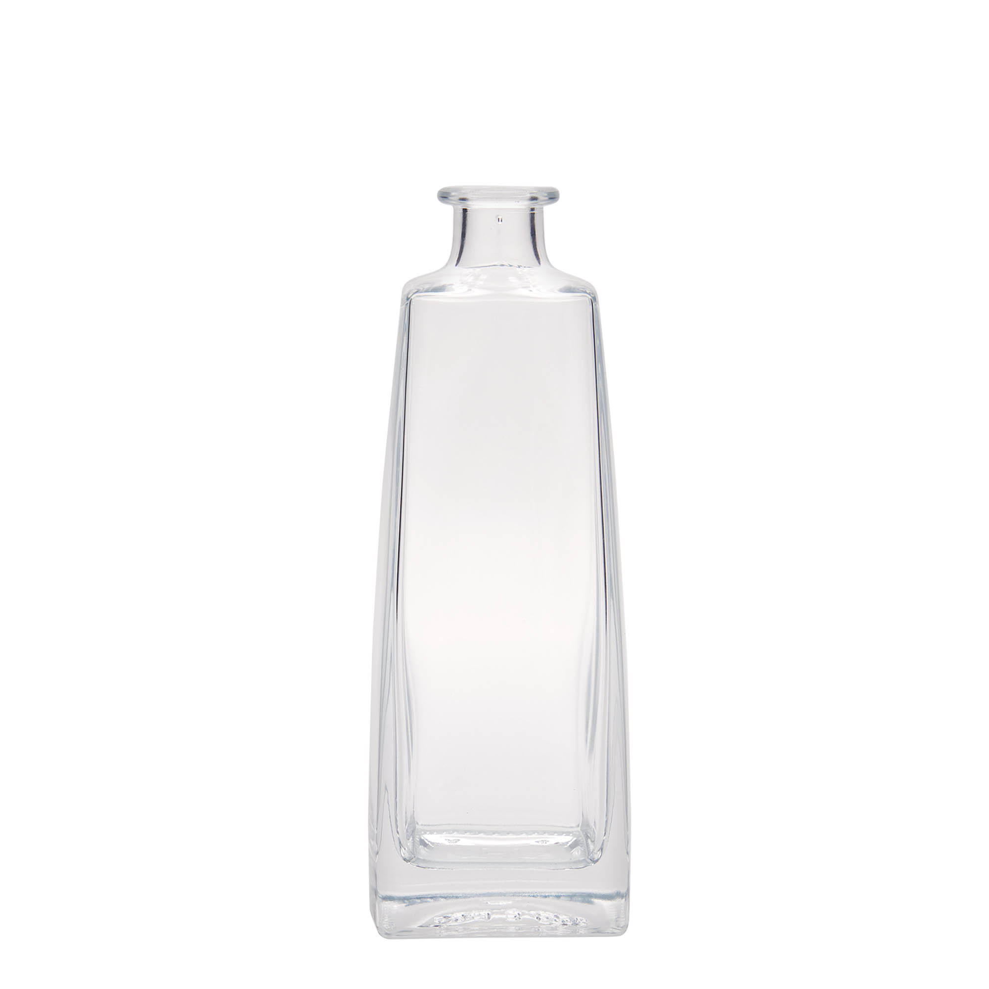 500 ml glasflaska 'Timmy', rektangulär, mynning: kork
