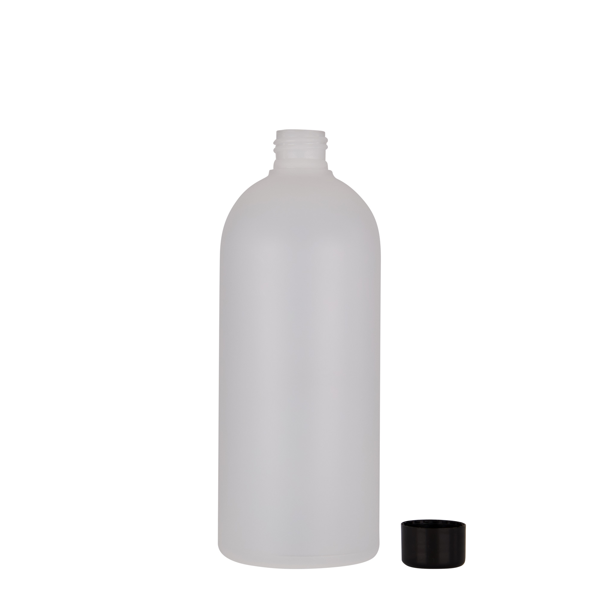 500 ml plastflaska 'Tuffy', HDPE, natur, öppning: 24/410
