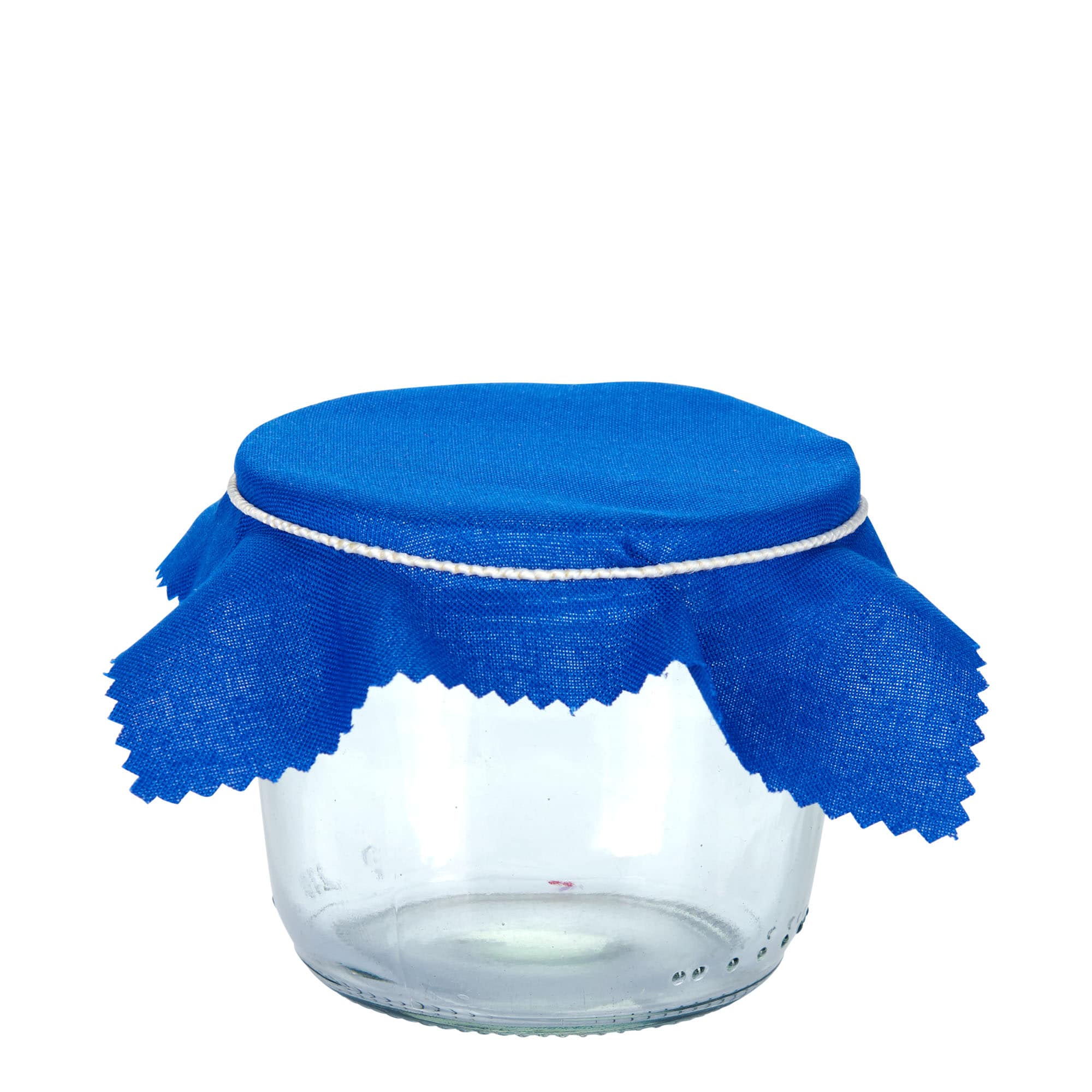 Tygdukar 12x12, kvadratiska, textil, mörkblå, mynning. TO38-TO53