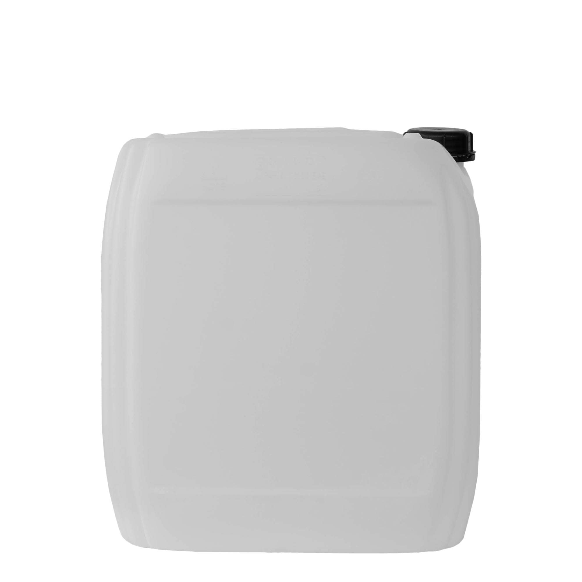 25 l dunk, rektangulär, HDPE, natur, mynning: ND 60
