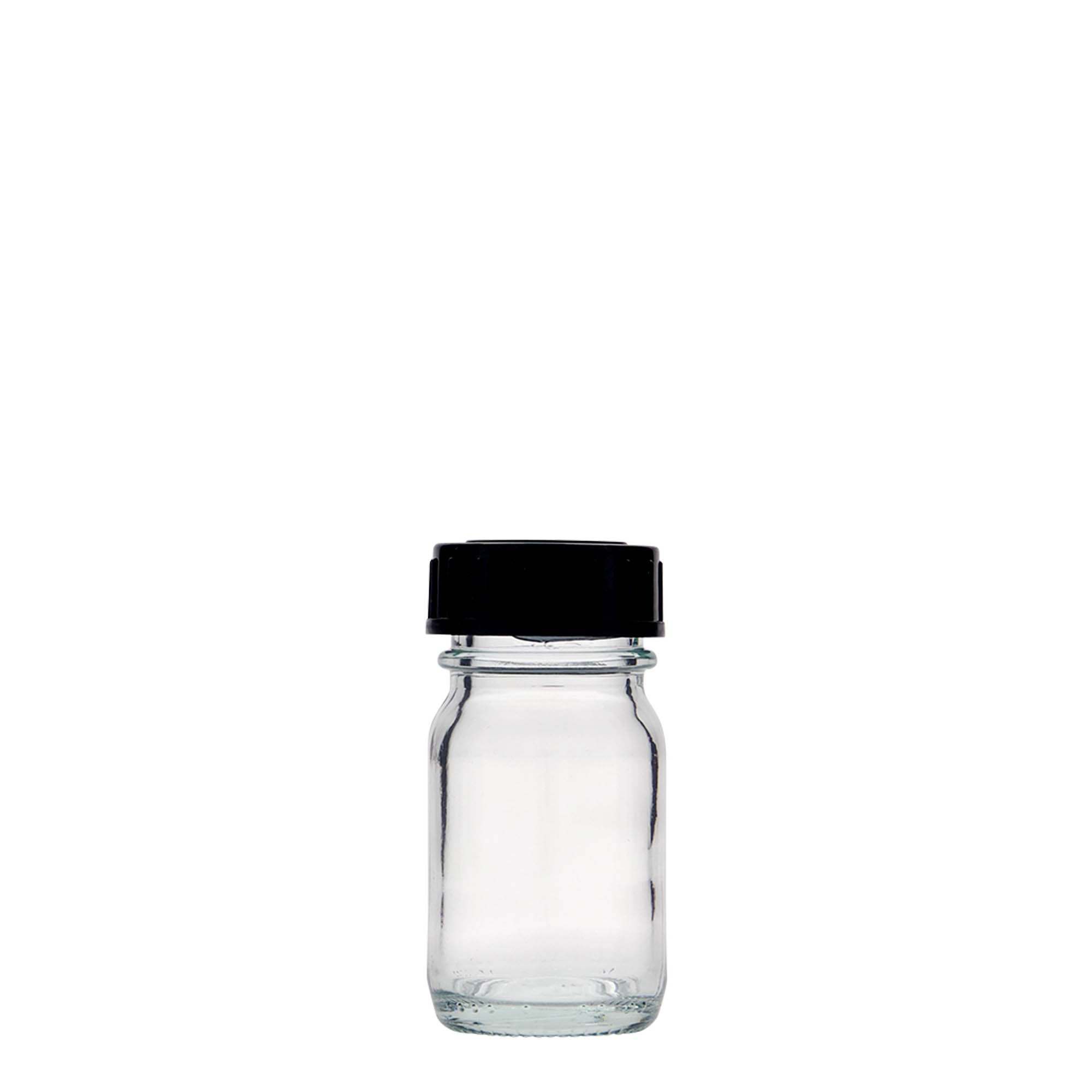 30 ml vid halsglas, mynning: DIN 32 30 ml vid halsglas, mynning: DIN 32