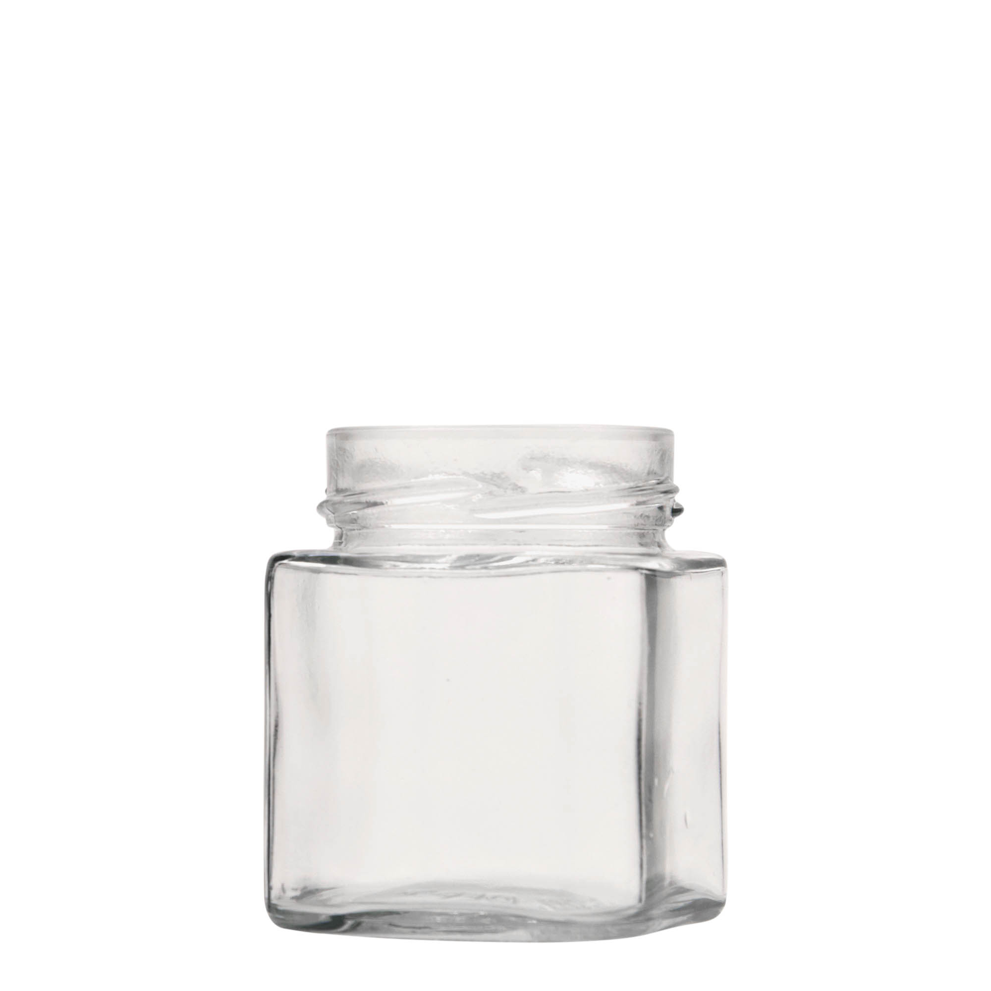 212 ml fyrkantigt glas 'Ikarus', öppning: Deep-Twist-Off (DTO 63)
