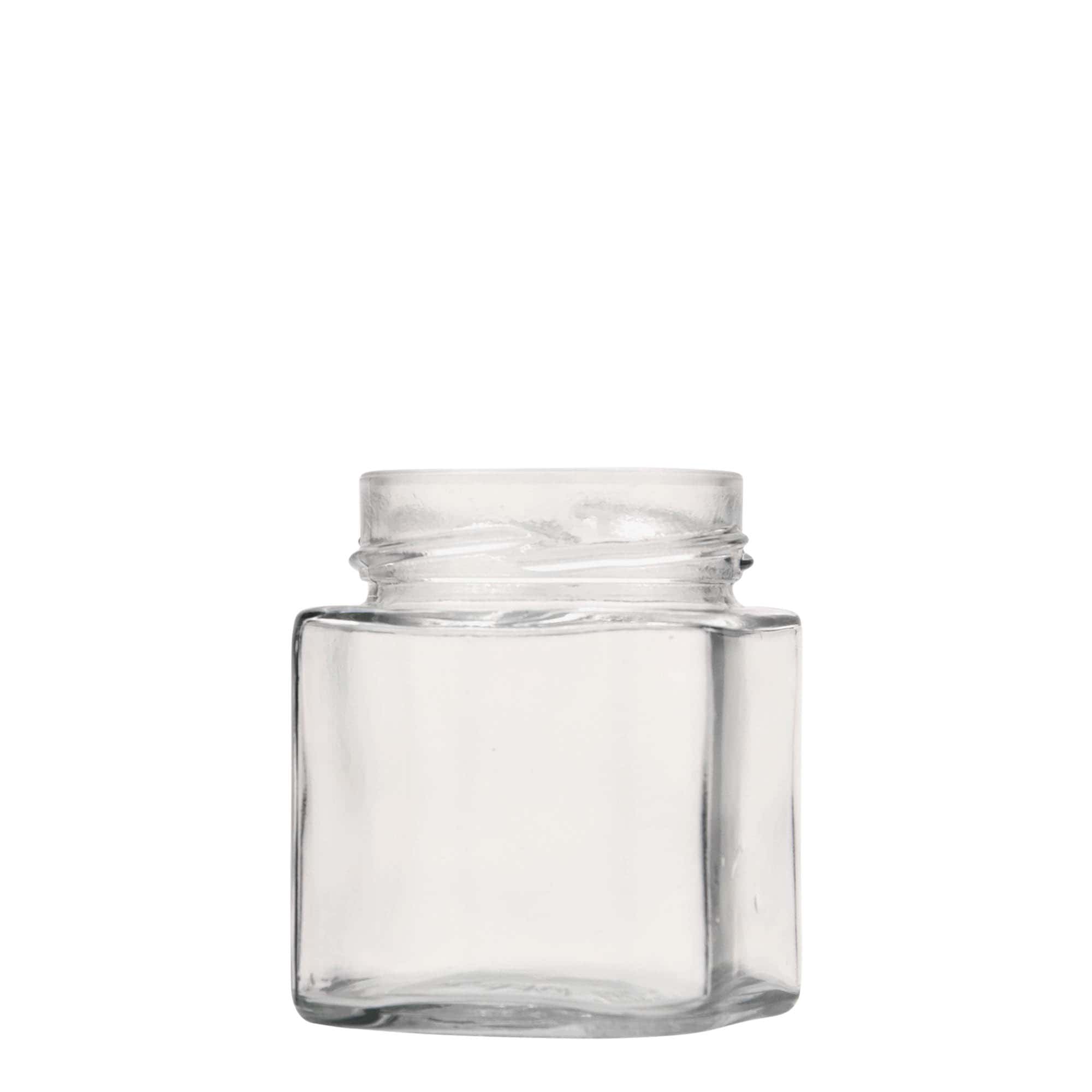 212 ml fyrkantigt glas 'Ikarus', öppning: Deep-Twist-Off (DTO 63)