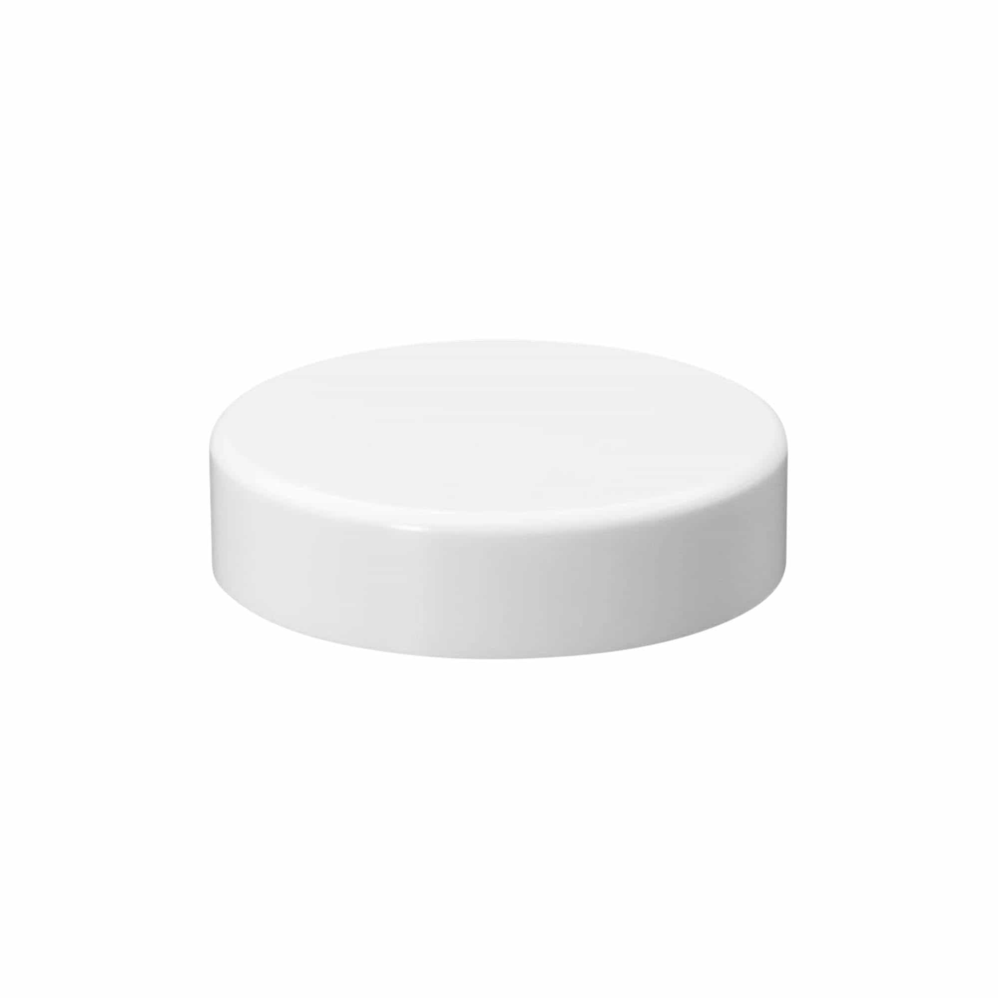 Skruvlock för 50 ml 'Beauty', HPM-plast, vit