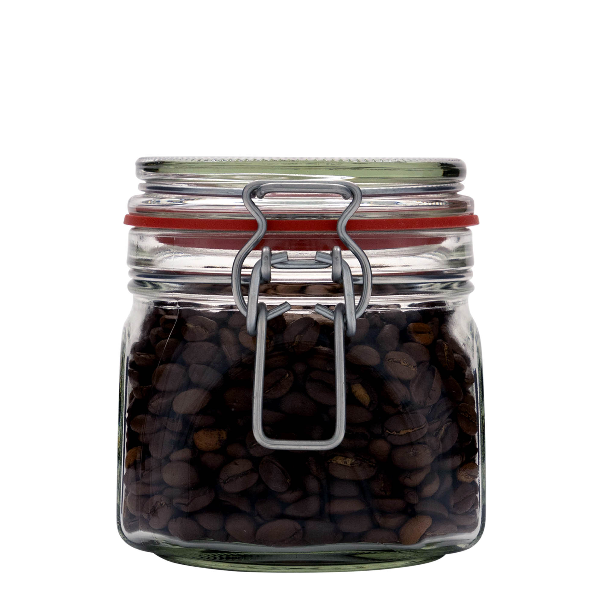 630 ml trådbygelglas, fyrkantigt, öppning: trådbygelstängning 630 ml trådbygelglas, fyrkantigt, öppning: trådbygelstängning