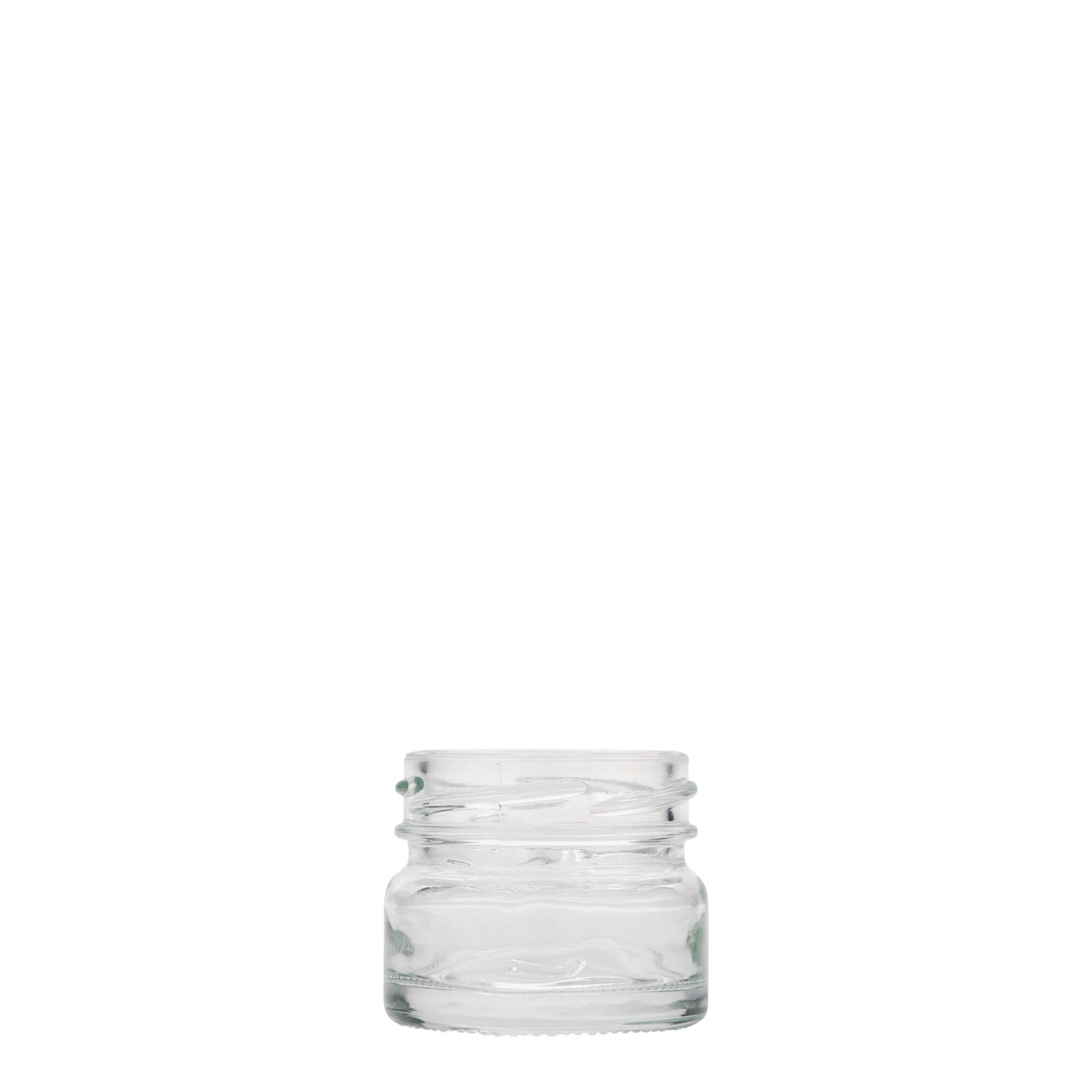 30 ml platt runt glas, öppning: Twist-Off (TO 43) 30 ml platt runt glas, öppning: Twist-Off (TO 43)