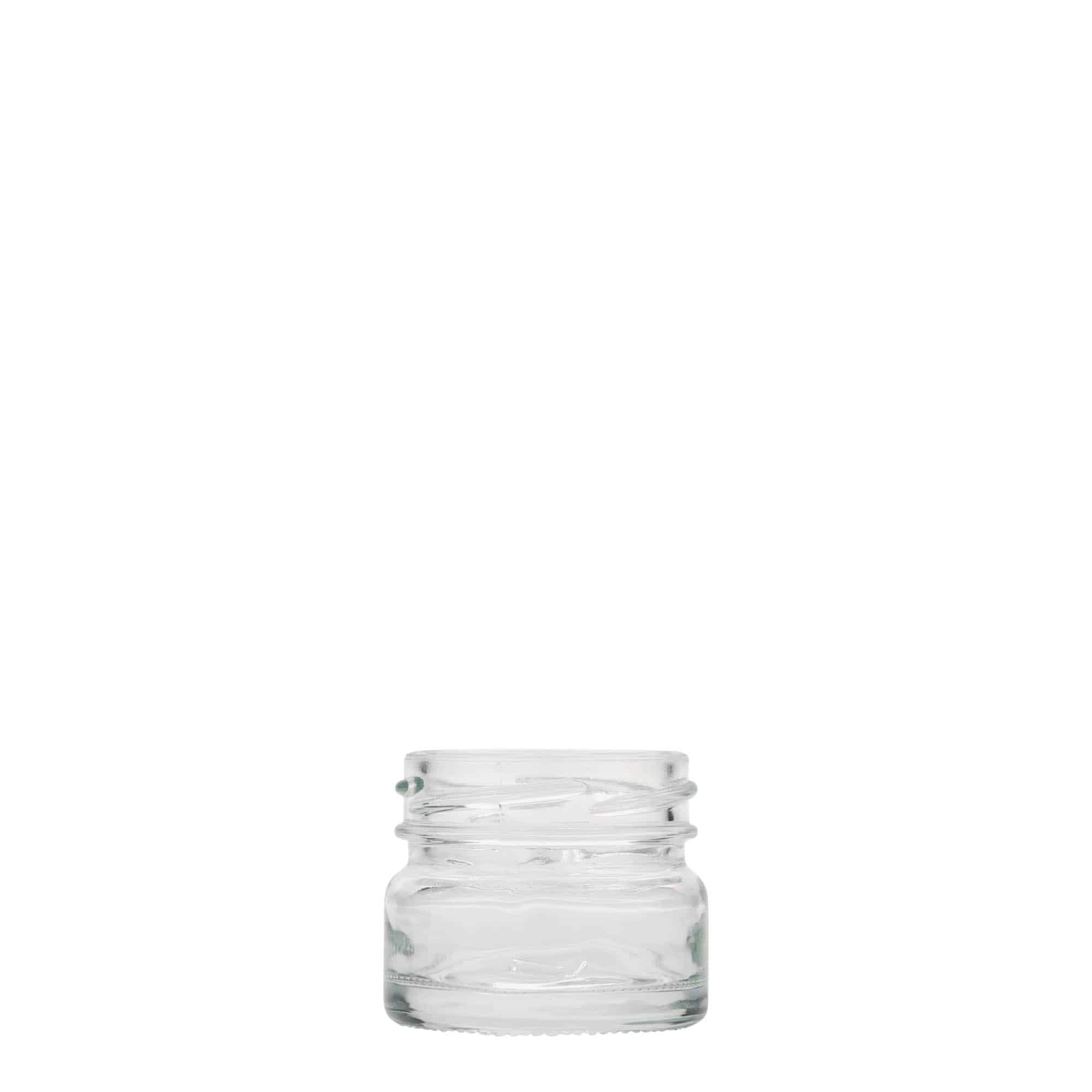 30 ml platt runt glas, öppning: Twist-Off (TO 43)