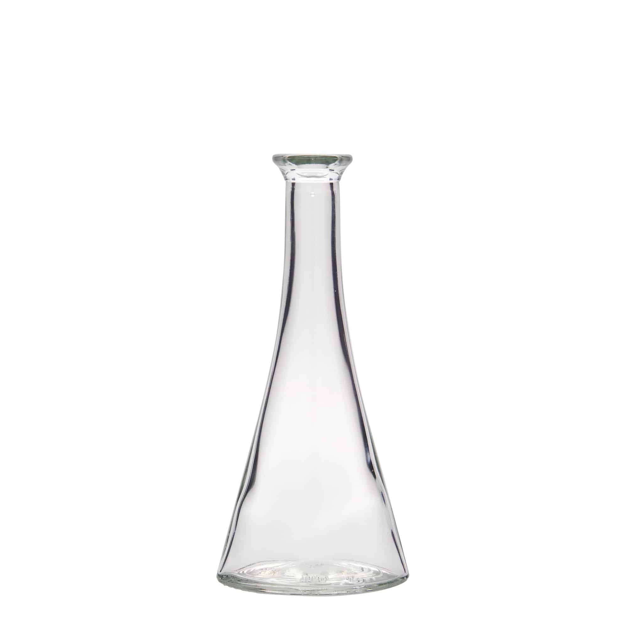 100 ml glasflaska 'Veronica', halvrund, öppning: kork