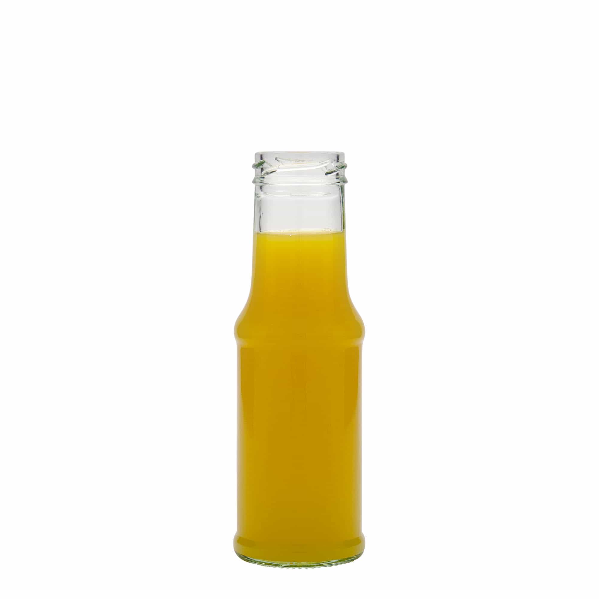 200 ml såsflaska, glas, mynning: twist off (TO 43)